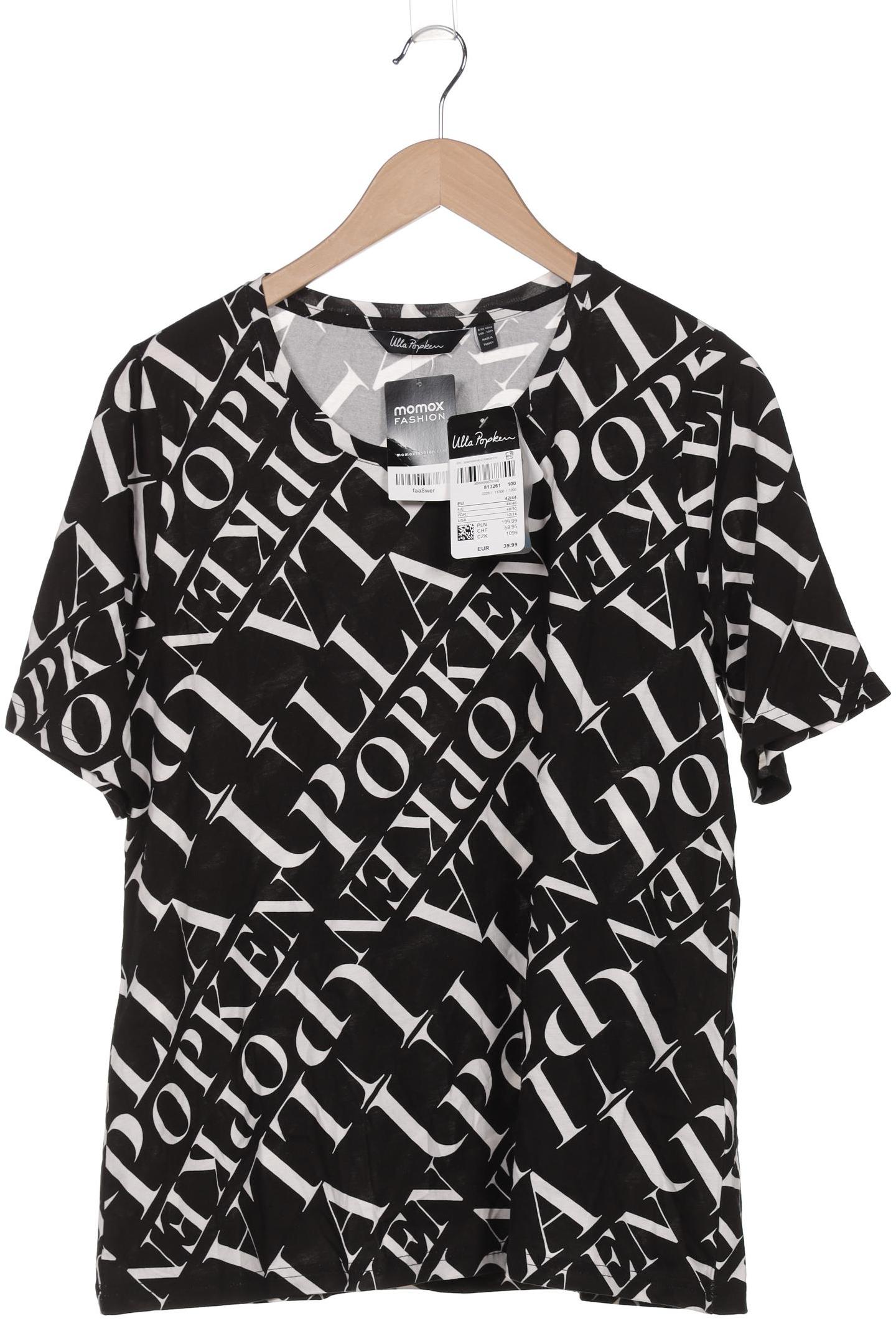 

Ulla Popken Damen T-Shirt, schwarz, Gr. 42