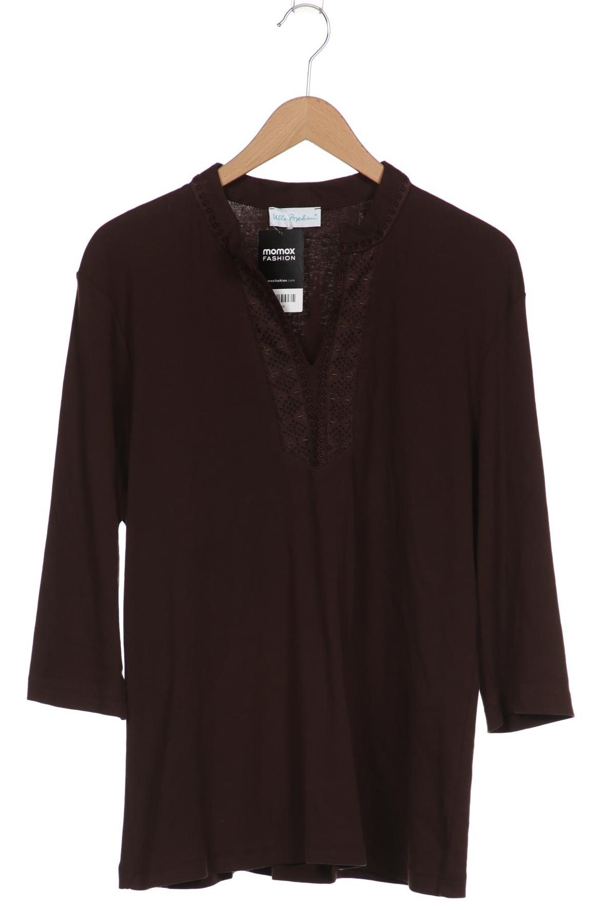 

Ulla Popken Damen Langarmshirt, braun