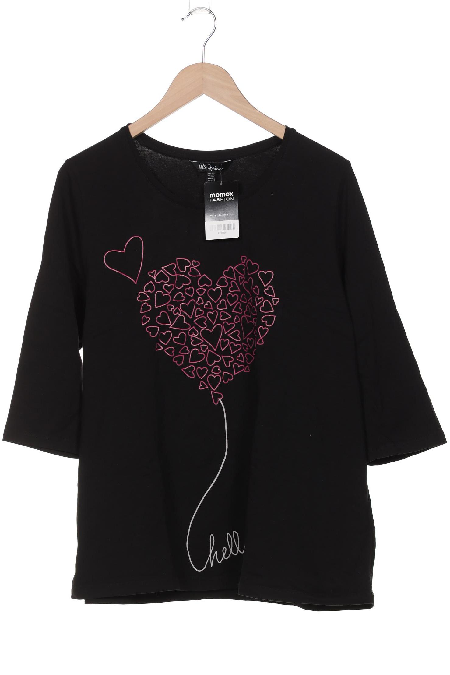 

Ulla Popken Damen Langarmshirt, schwarz, Gr. 46