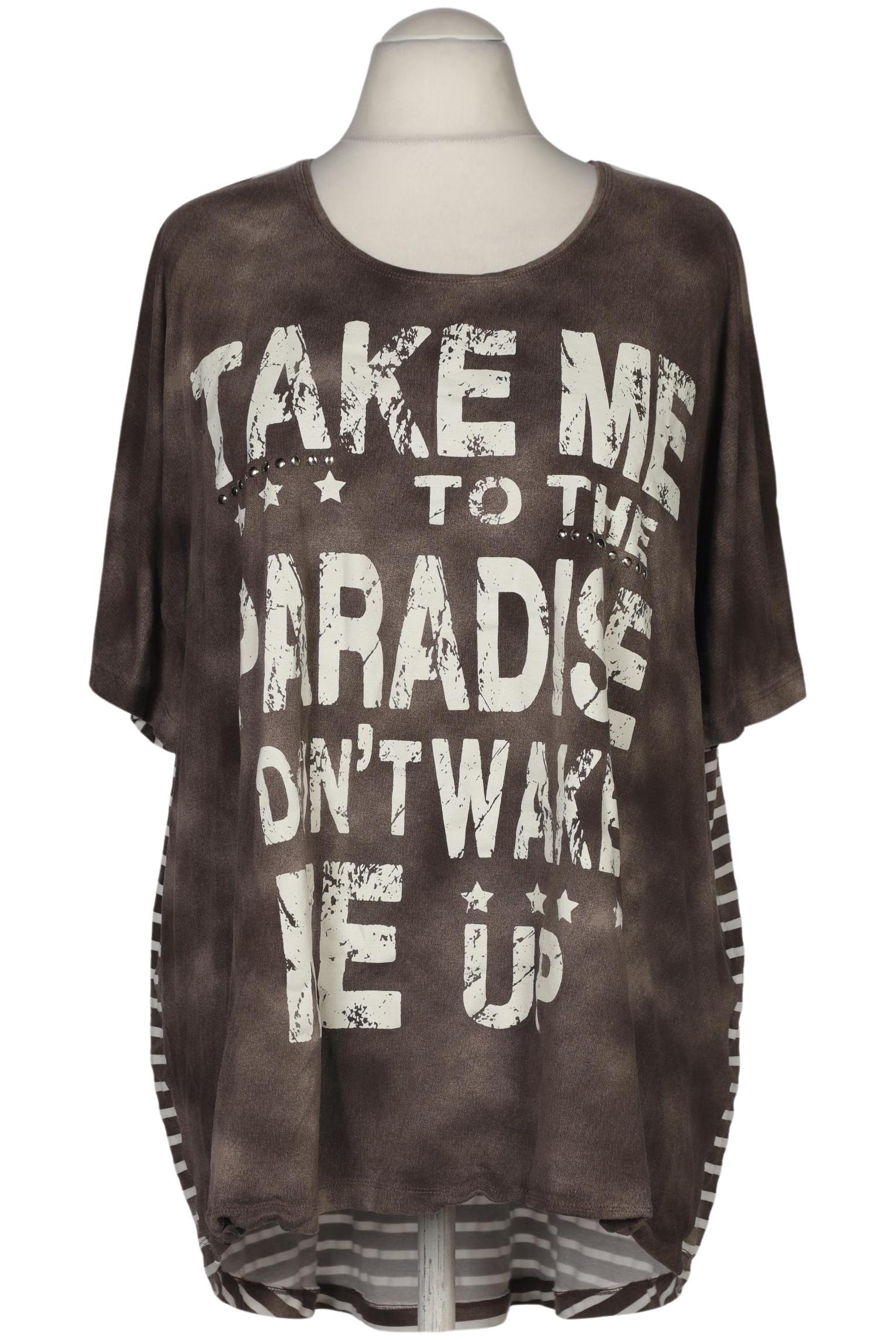 

Ulla Popken Damen T-Shirt, braun, Gr. 54