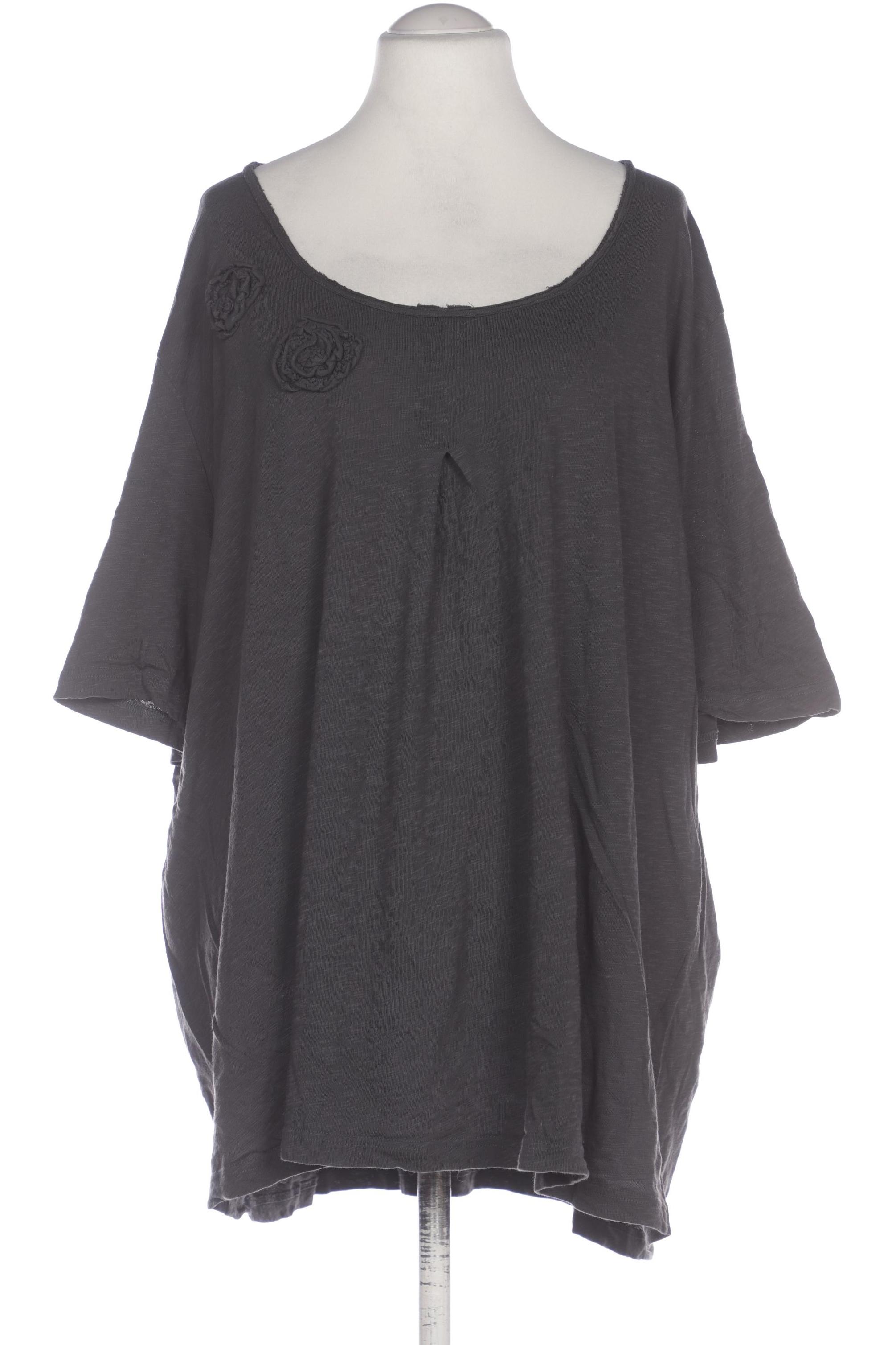 

Ulla Popken Damen T-Shirt, grau, Gr. 62