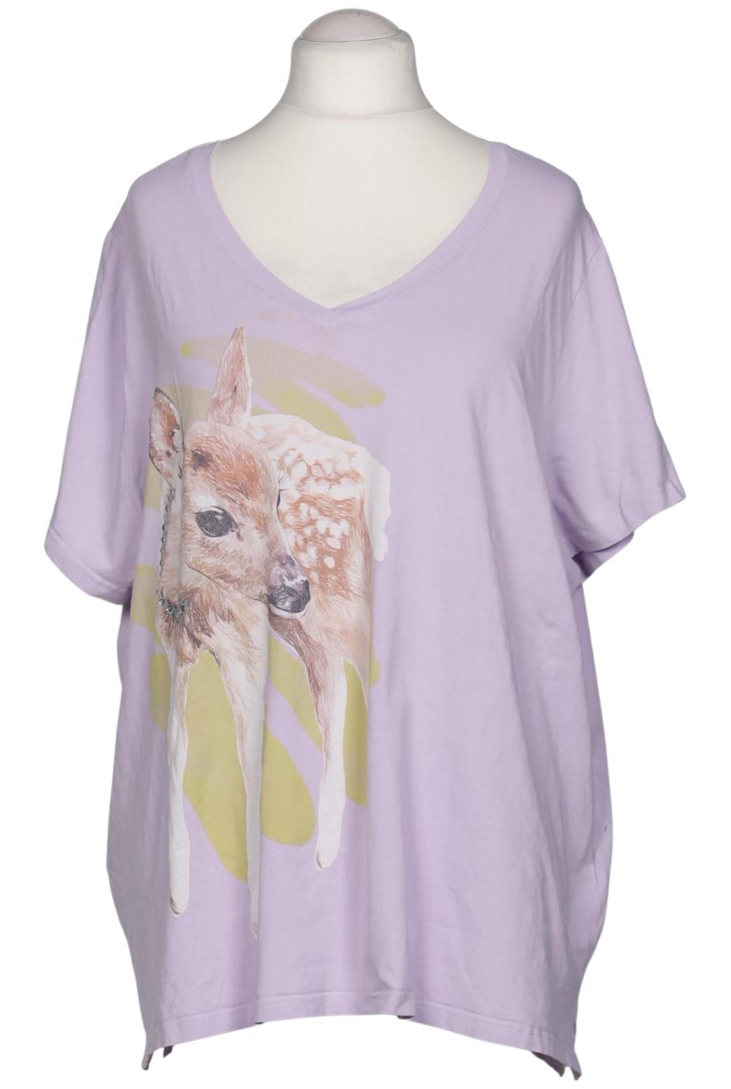 

Ulla Popken Damen T-Shirt, flieder, Gr. 58