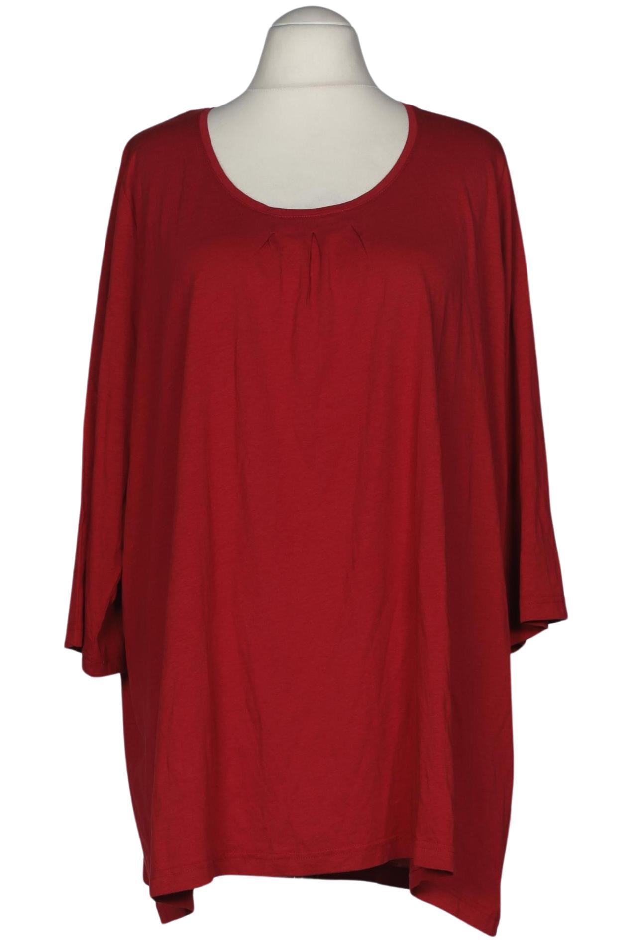 

Ulla Popken Damen Langarmshirt, rot, Gr. 54