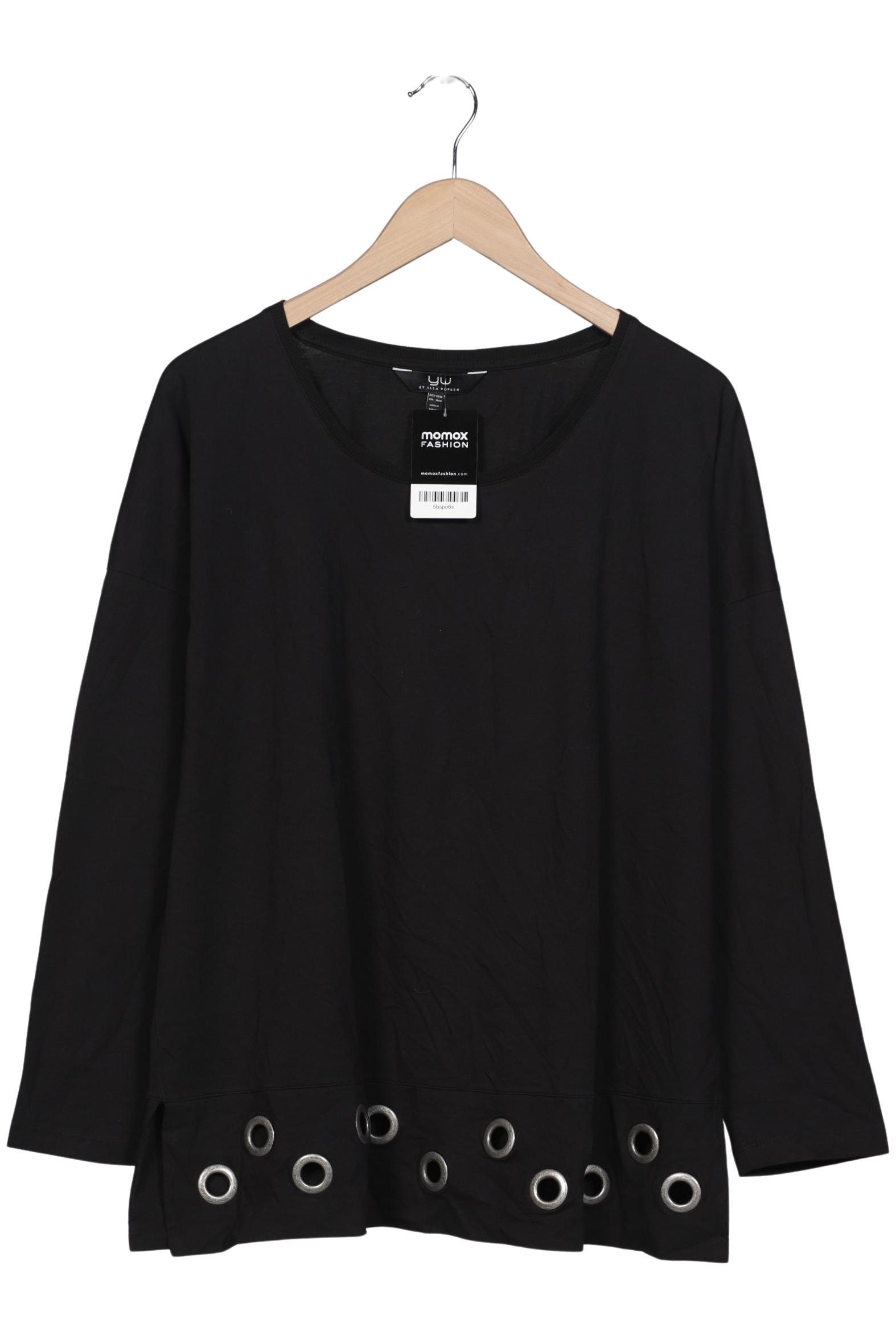 

Ulla Popken Damen Langarmshirt, schwarz, Gr. 46