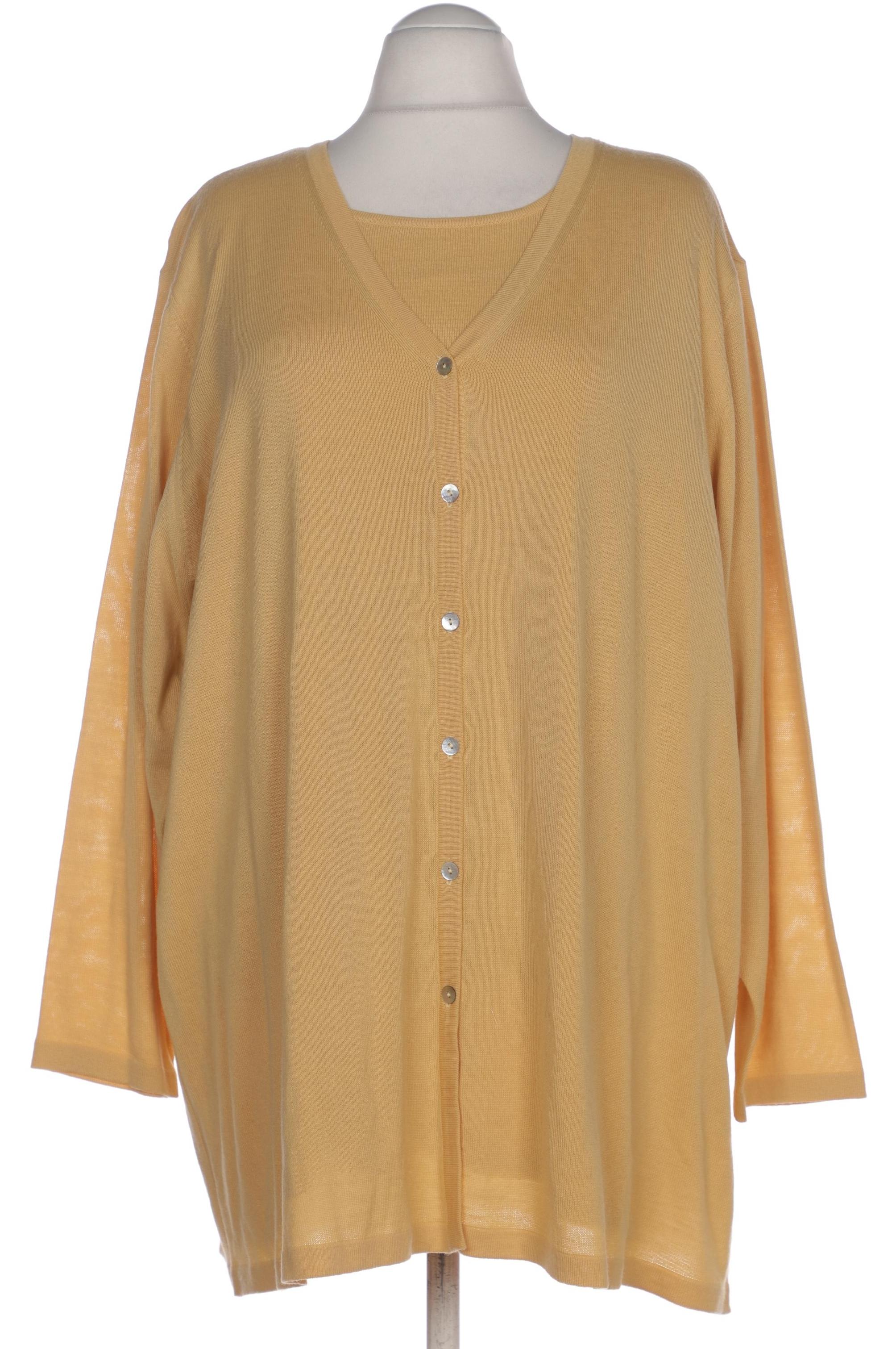 Thumbnail - Ulla Popken Damen Strickjacke, orange, Gr. 54