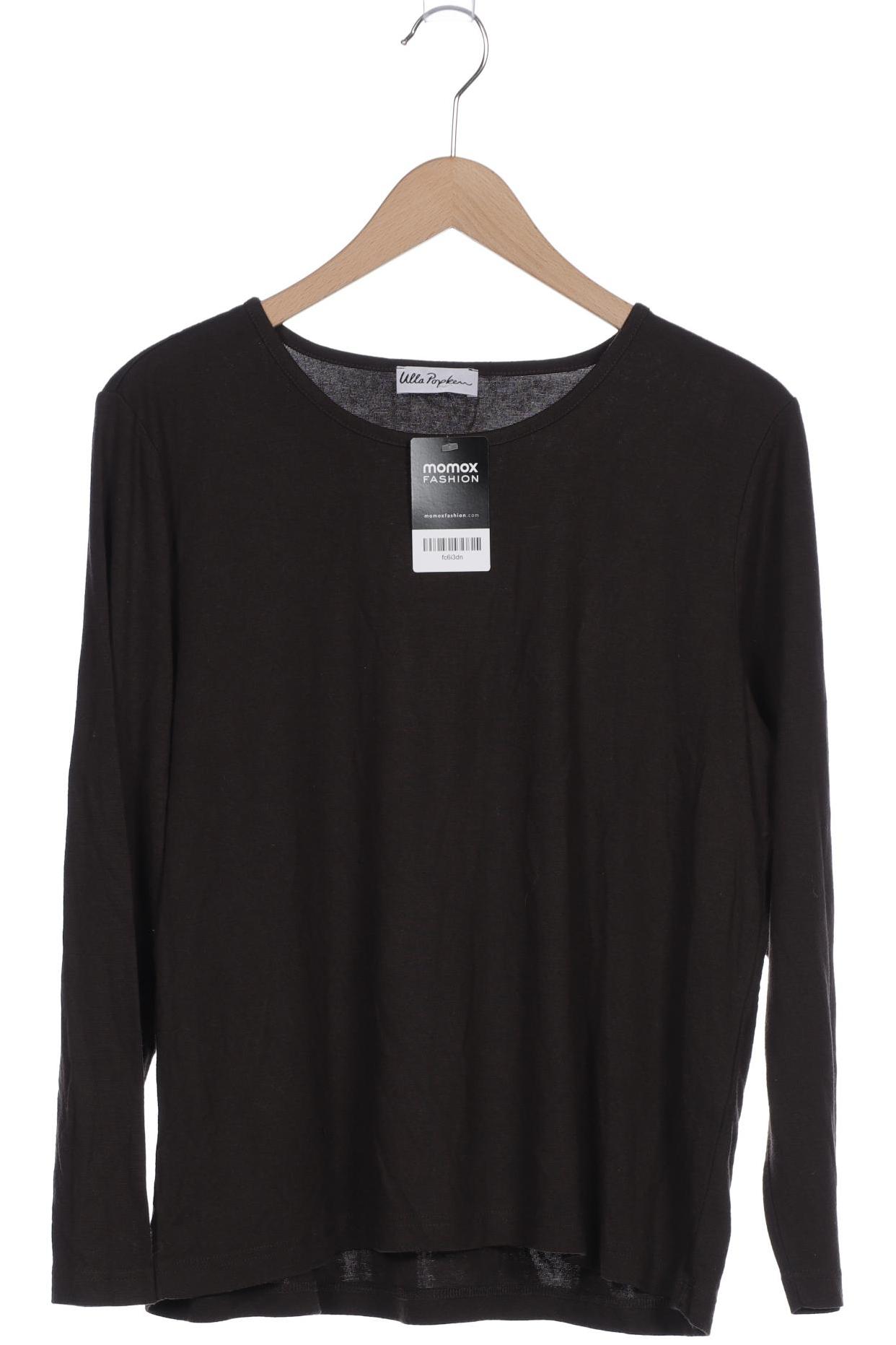 

Ulla Popken Damen Langarmshirt, braun, Gr. 46