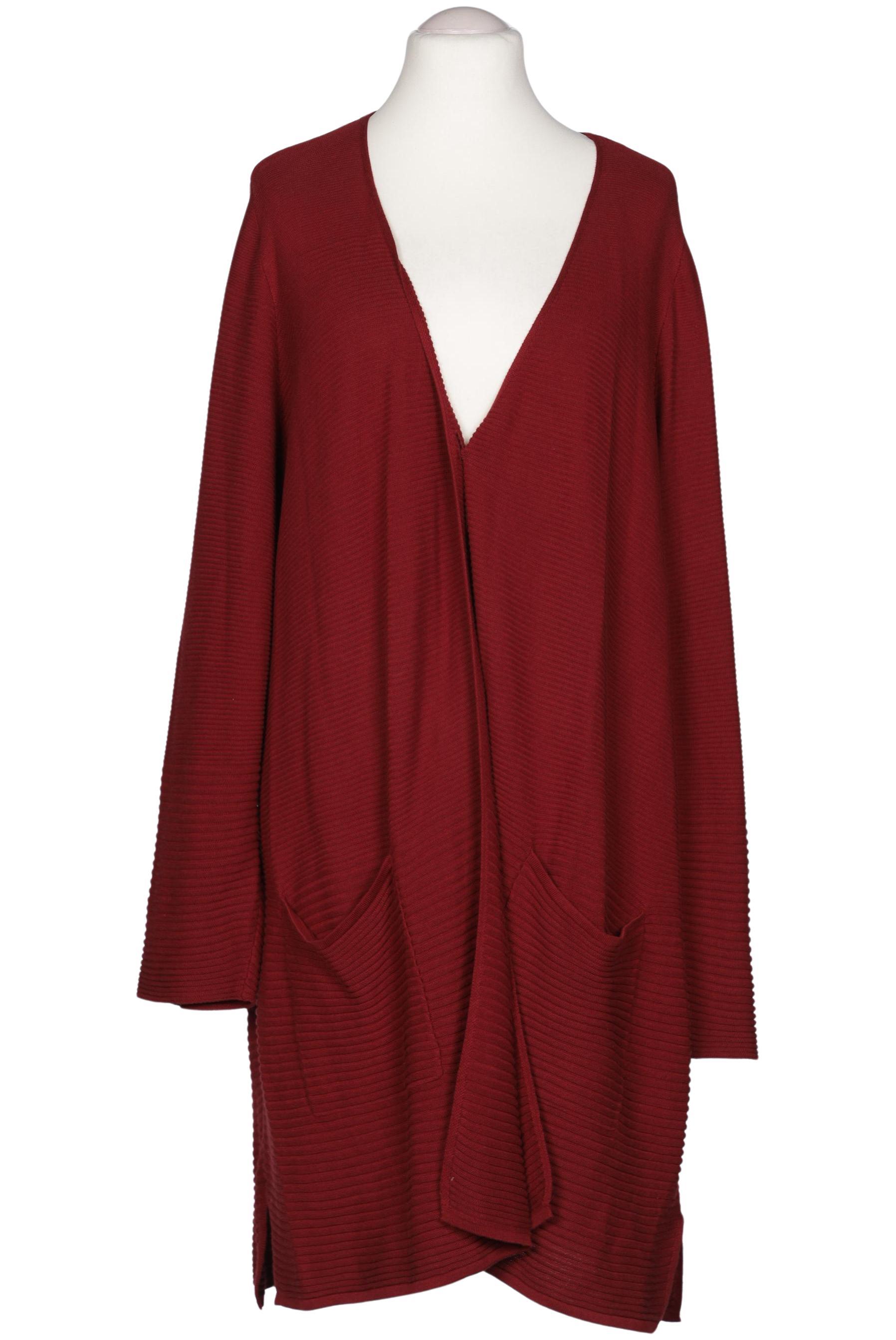 

Ulla Popken Damen Strickjacke, rot, Gr. 54