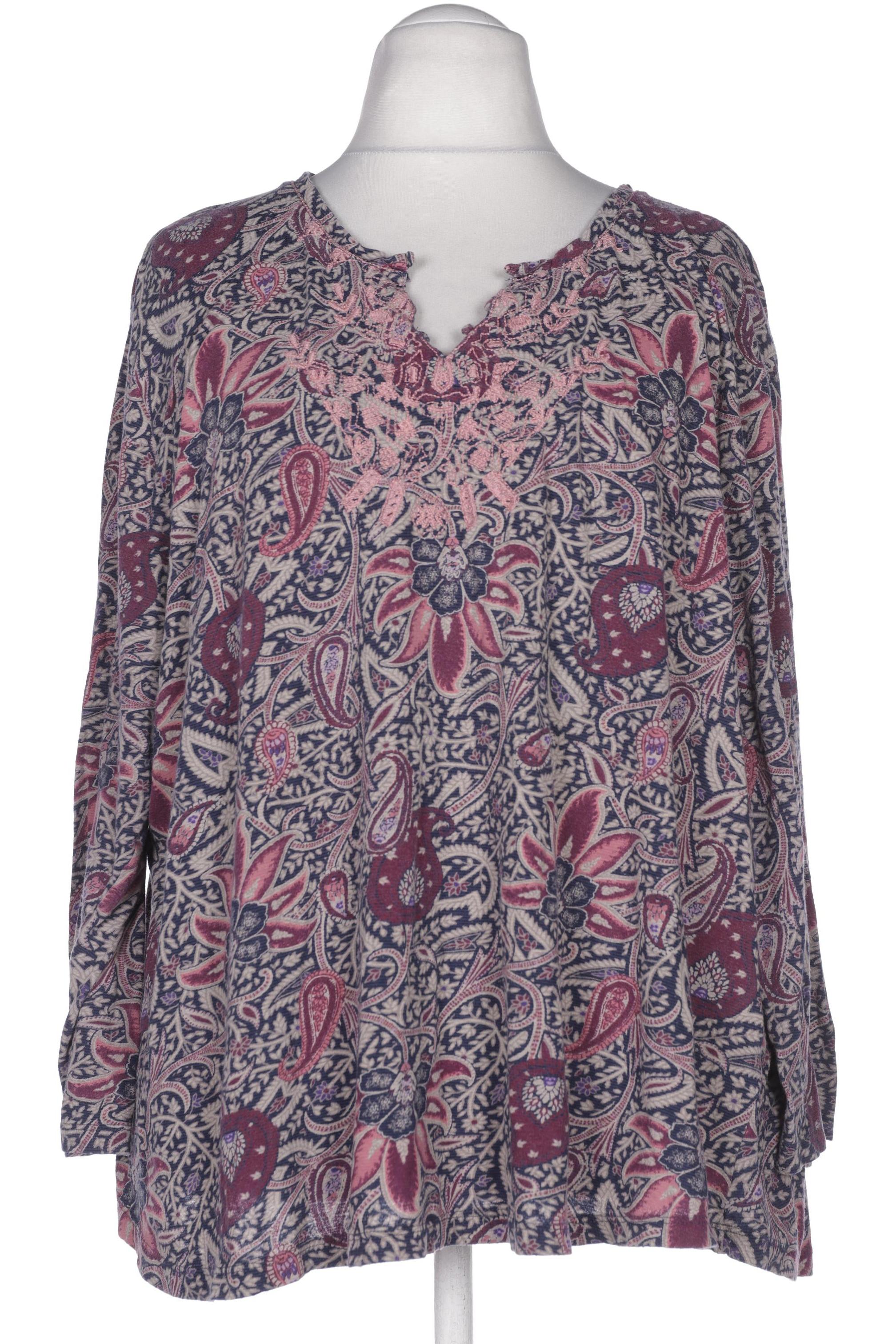 

Ulla Popken Damen Langarmshirt, blau, Gr. 54