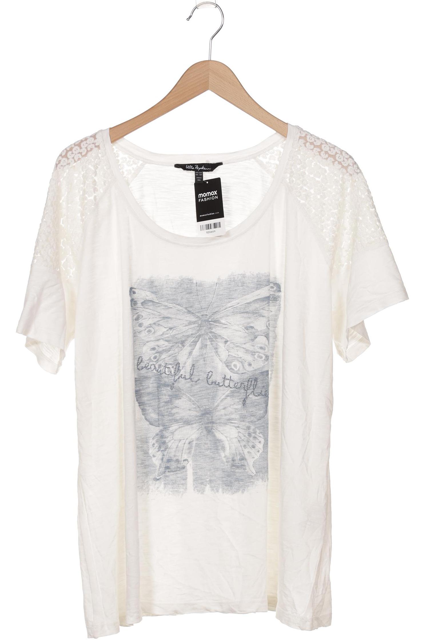 

Ulla Popken Damen T-Shirt, cremeweiß, Gr. 42