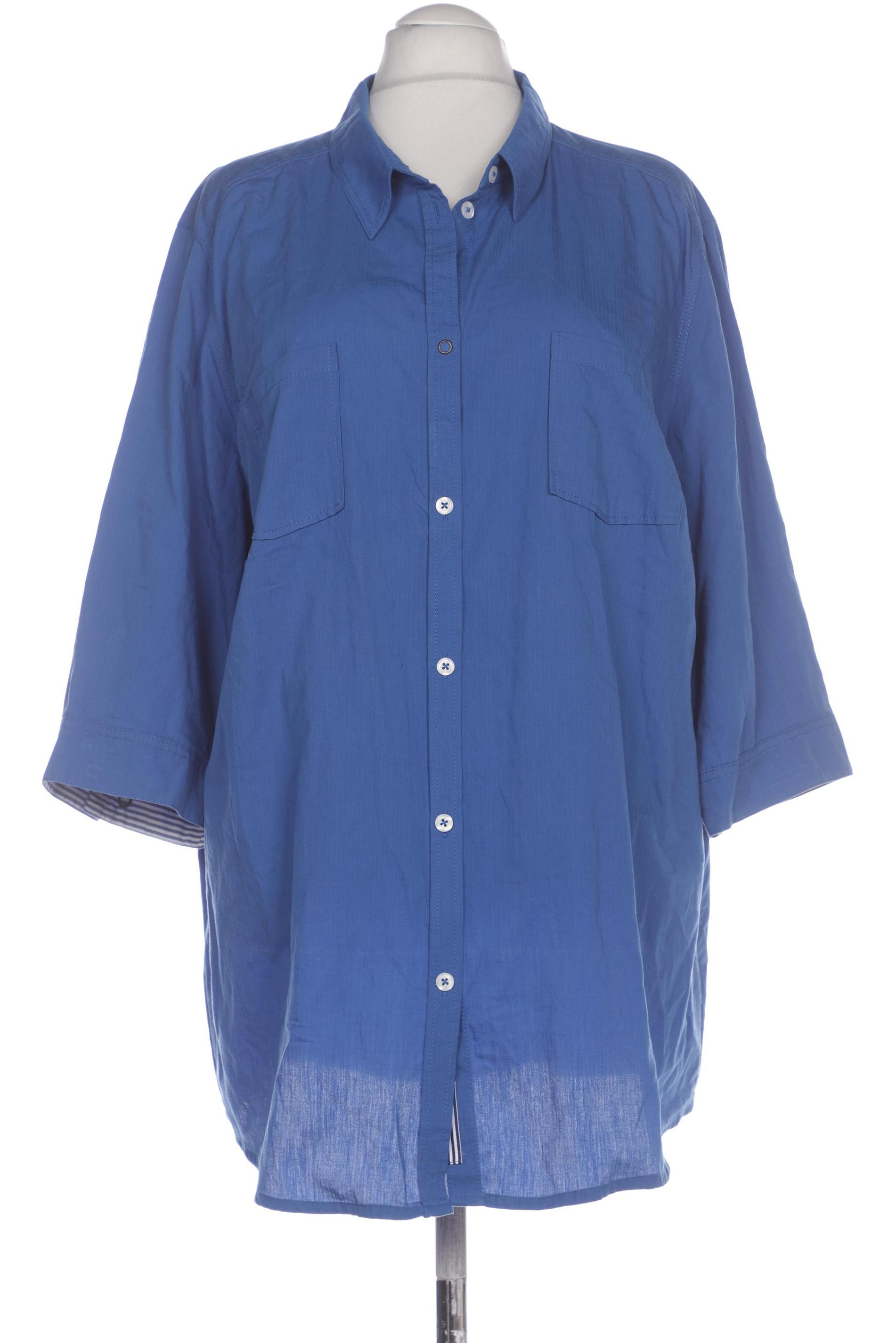 

Ulla Popken Damen Bluse, blau, Gr. 54