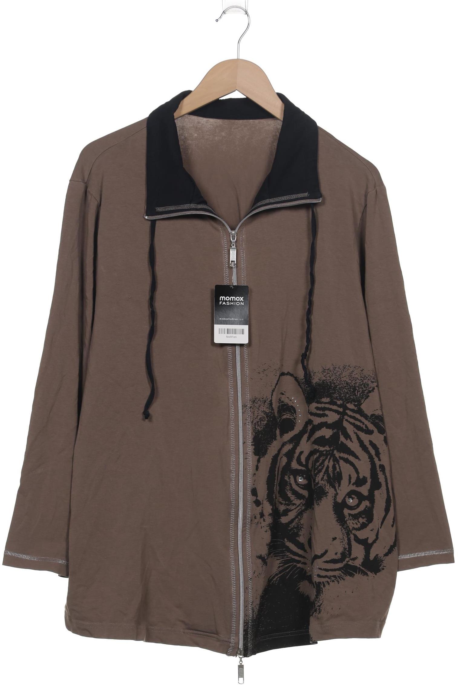 

Ulla Popken Damen Strickjacke, braun, Gr. 50