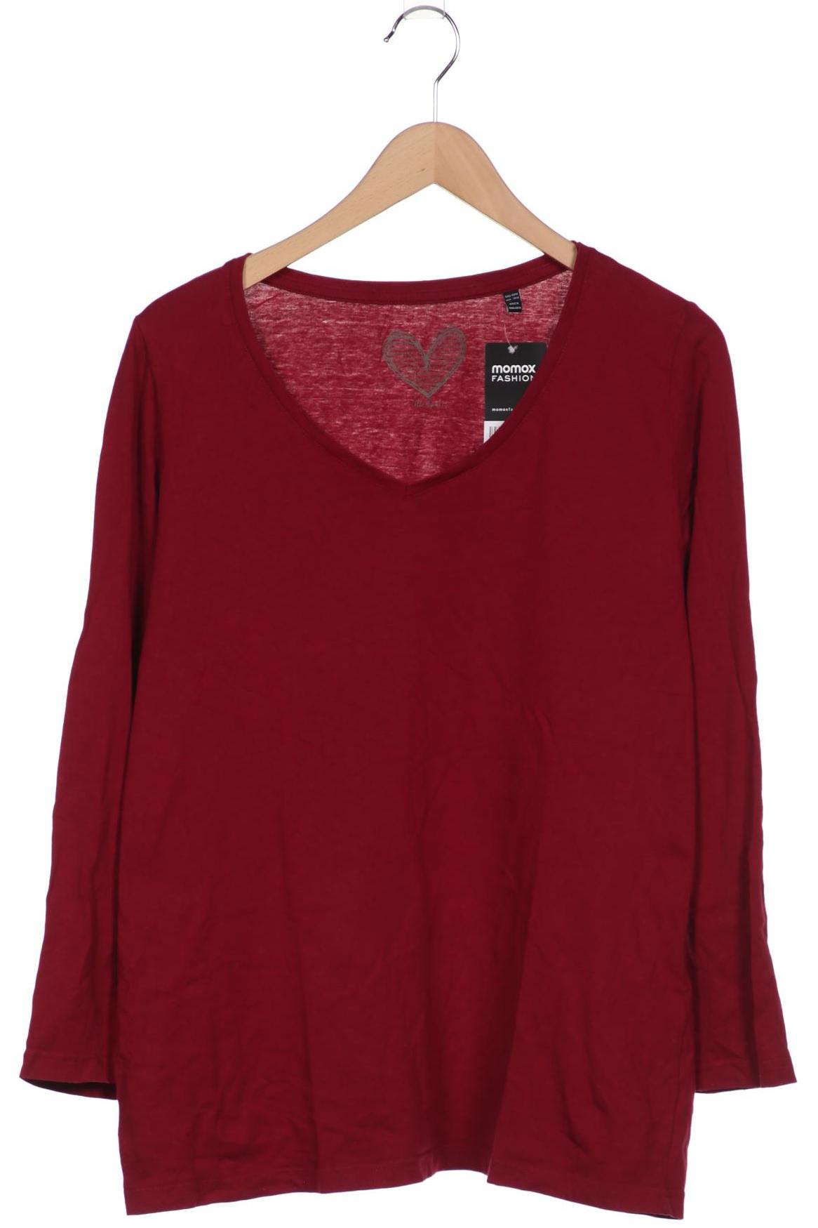 

Ulla Popken Damen Langarmshirt, bordeaux