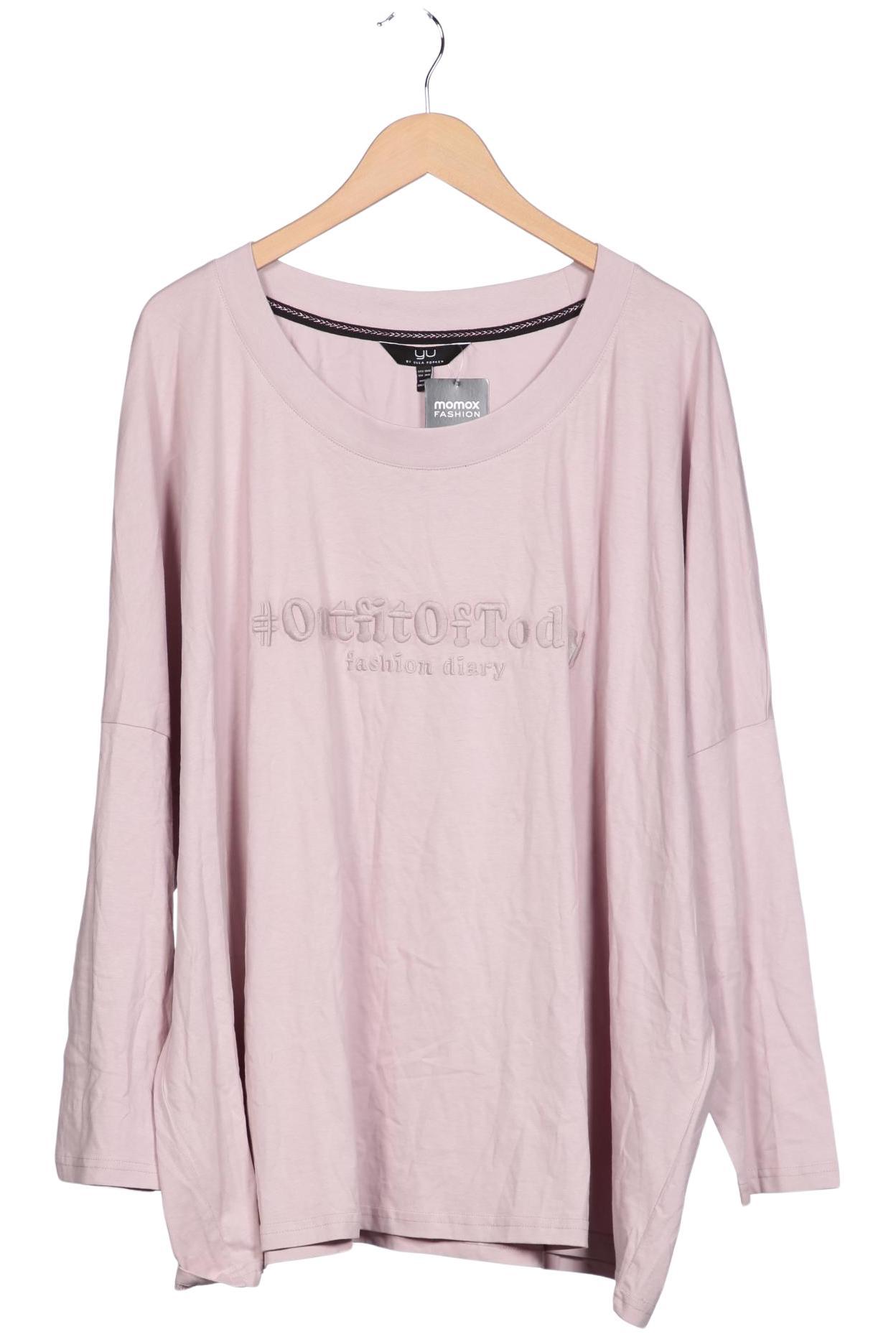 

Ulla Popken Damen Langarmshirt, pink, Gr. 58