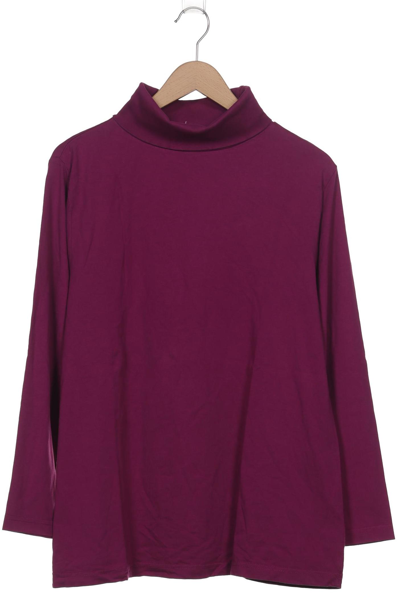 

Ulla Popken Damen Langarmshirt, flieder, Gr. 46