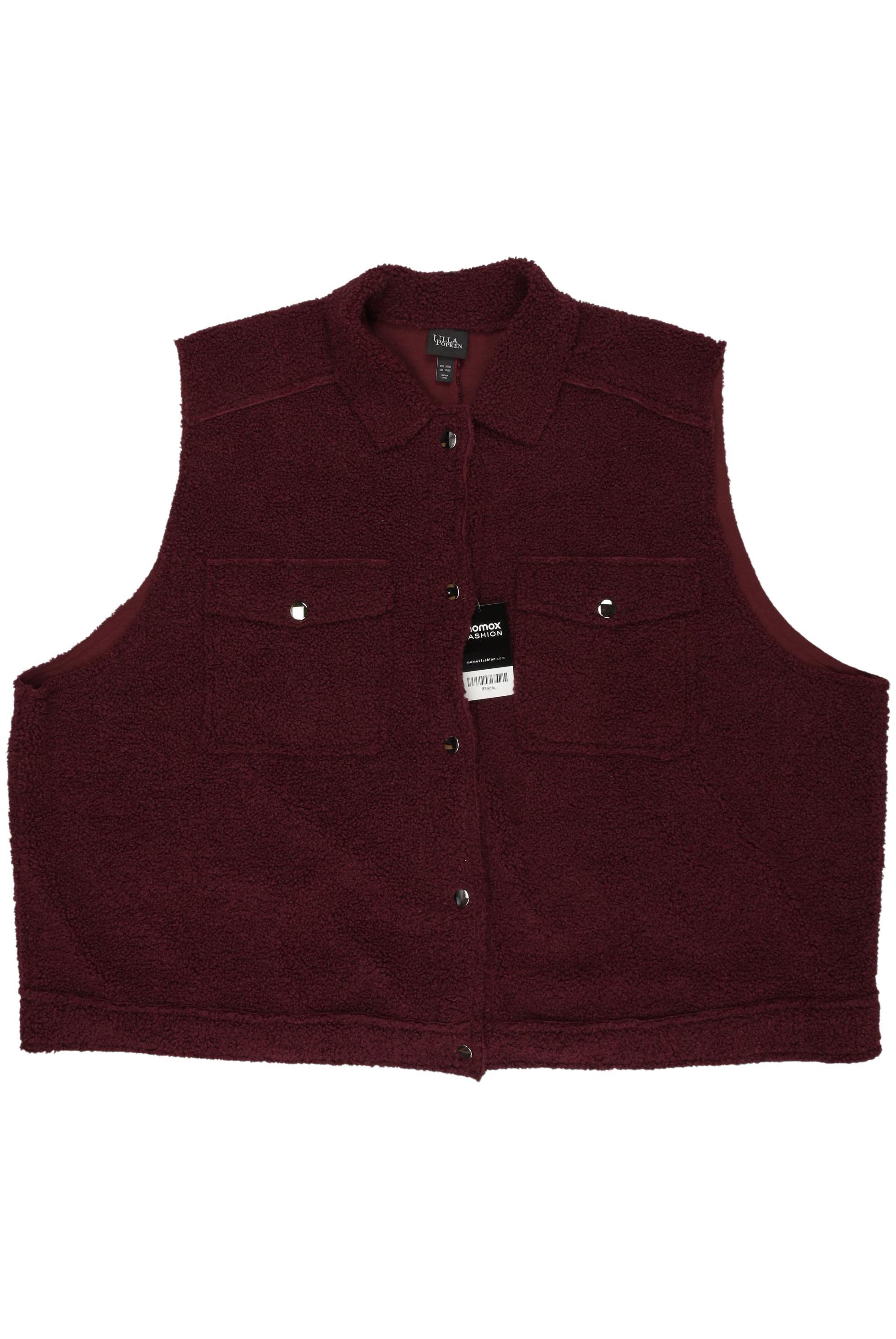 

Ulla Popken Damen Weste, bordeaux, Gr. 58