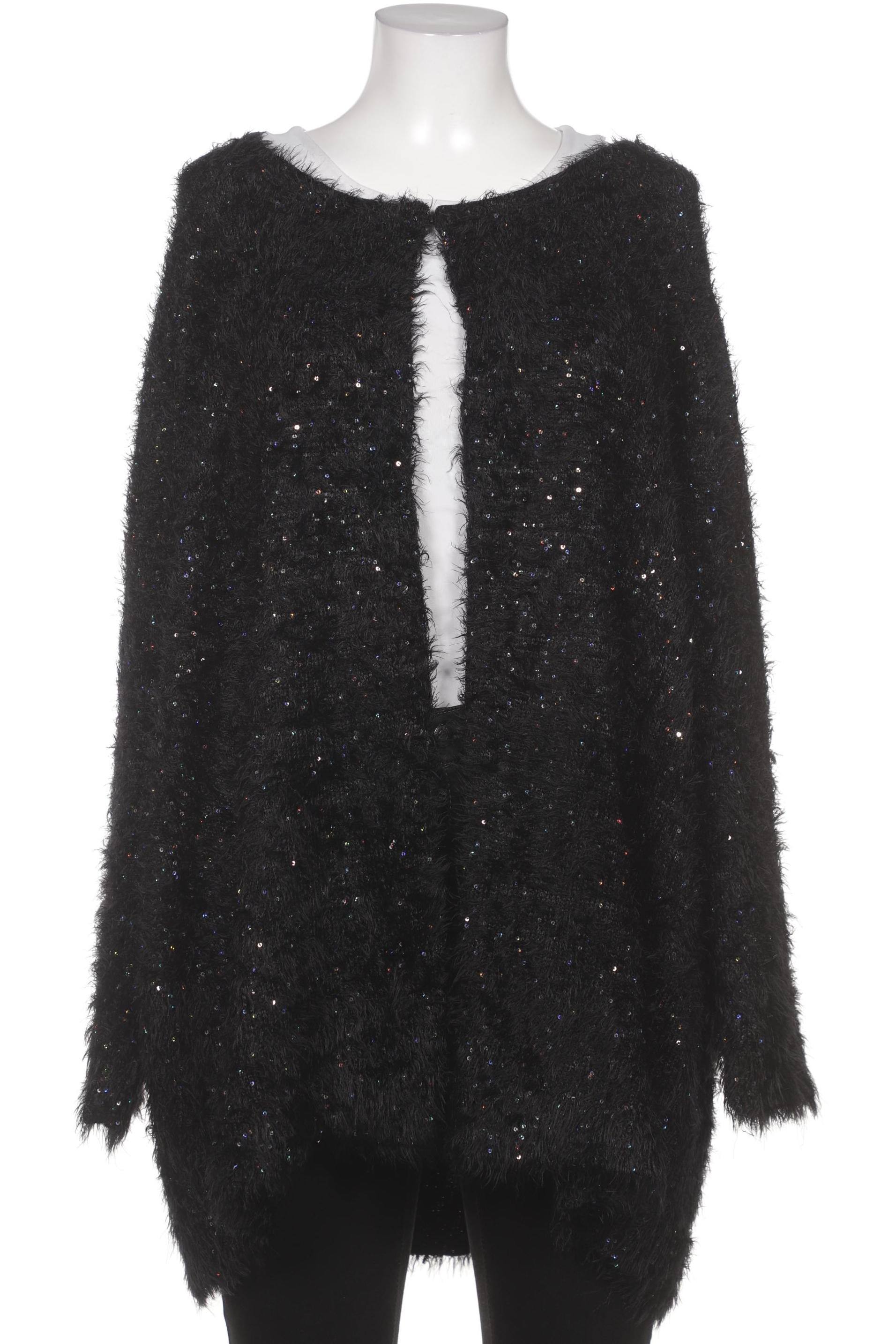 

Ulla Popken Damen Strickjacke, schwarz, Gr. 58