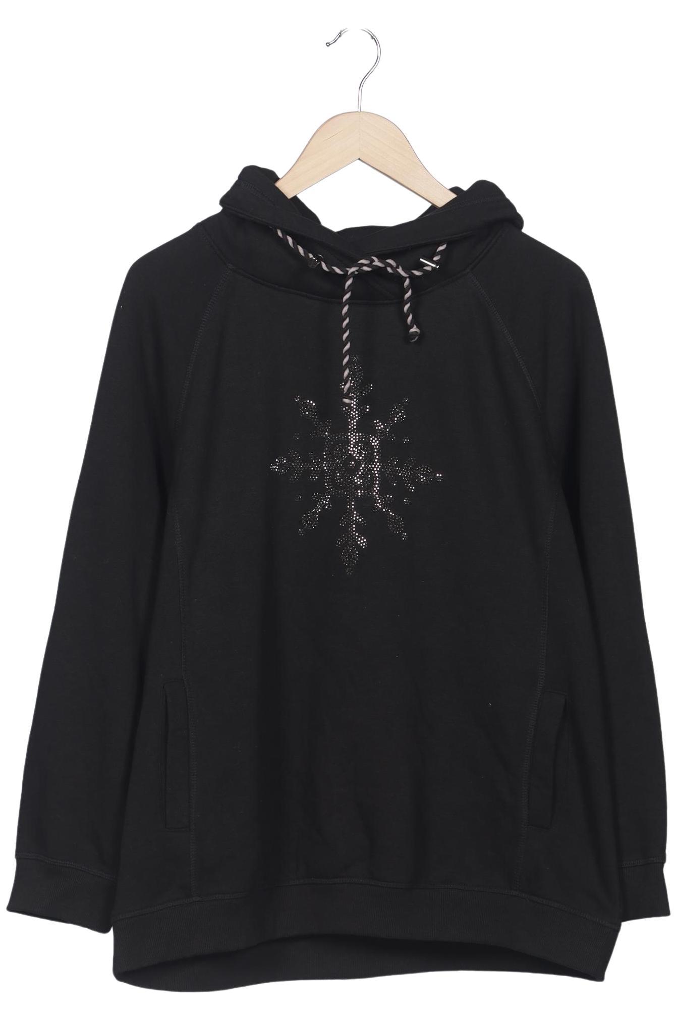 

Ulla Popken Damen Sweatshirt, schwarz, Gr. 42