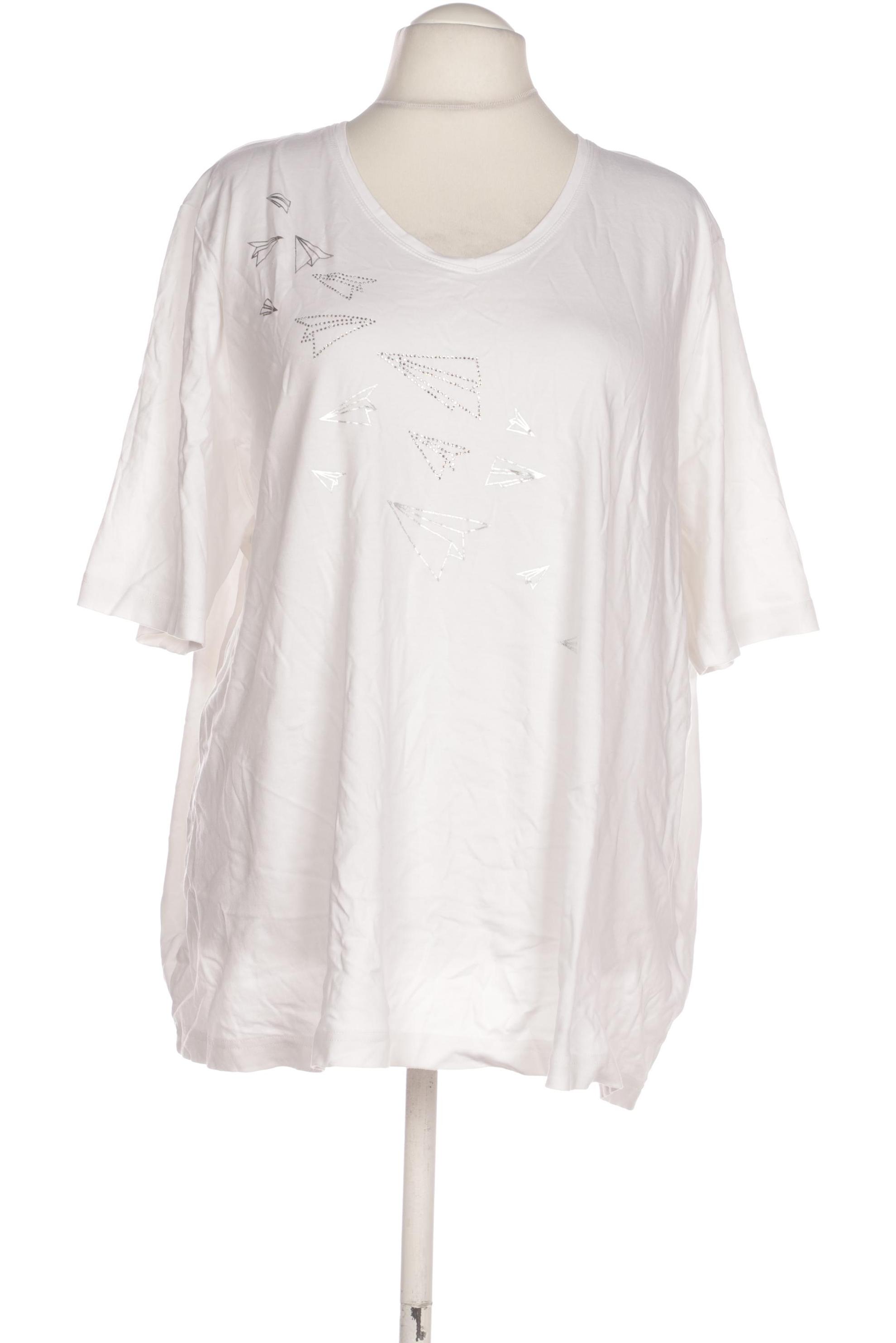 

Ulla Popken Damen T-Shirt, weiß, Gr. 54