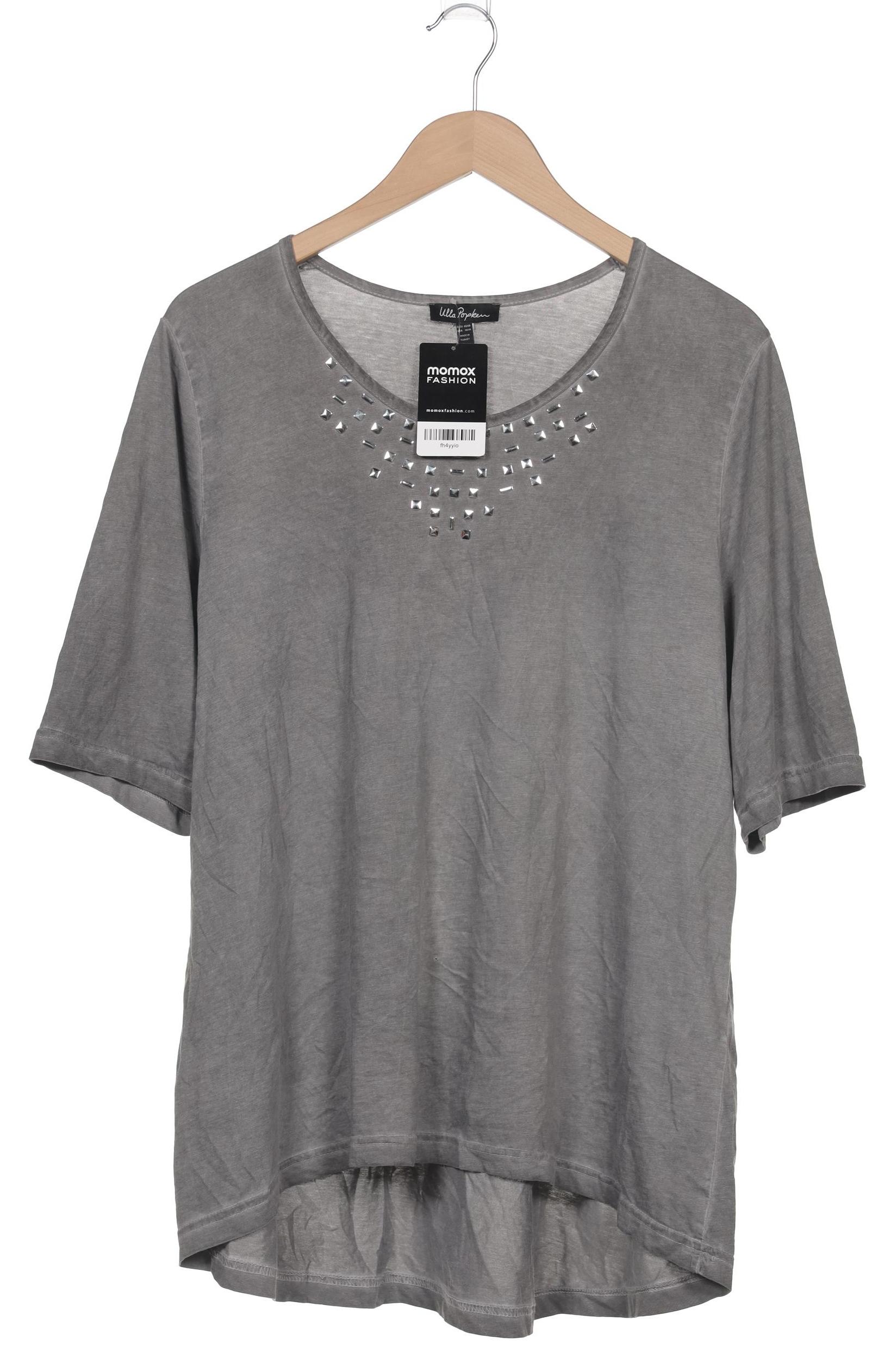 

Ulla Popken Damen T-Shirt, grau, Gr. 46