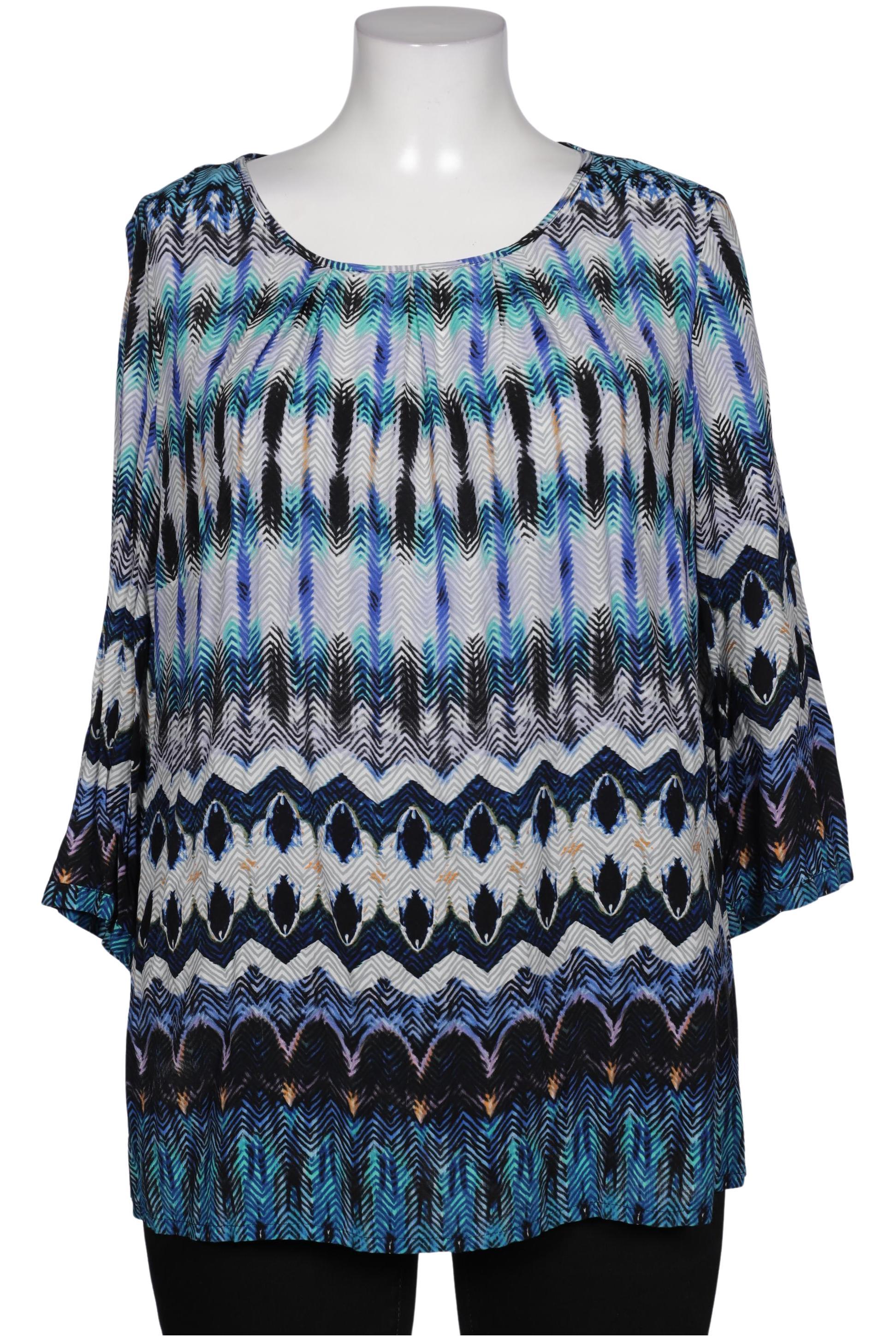 

Ulla Popken Damen Bluse, blau, Gr. 46