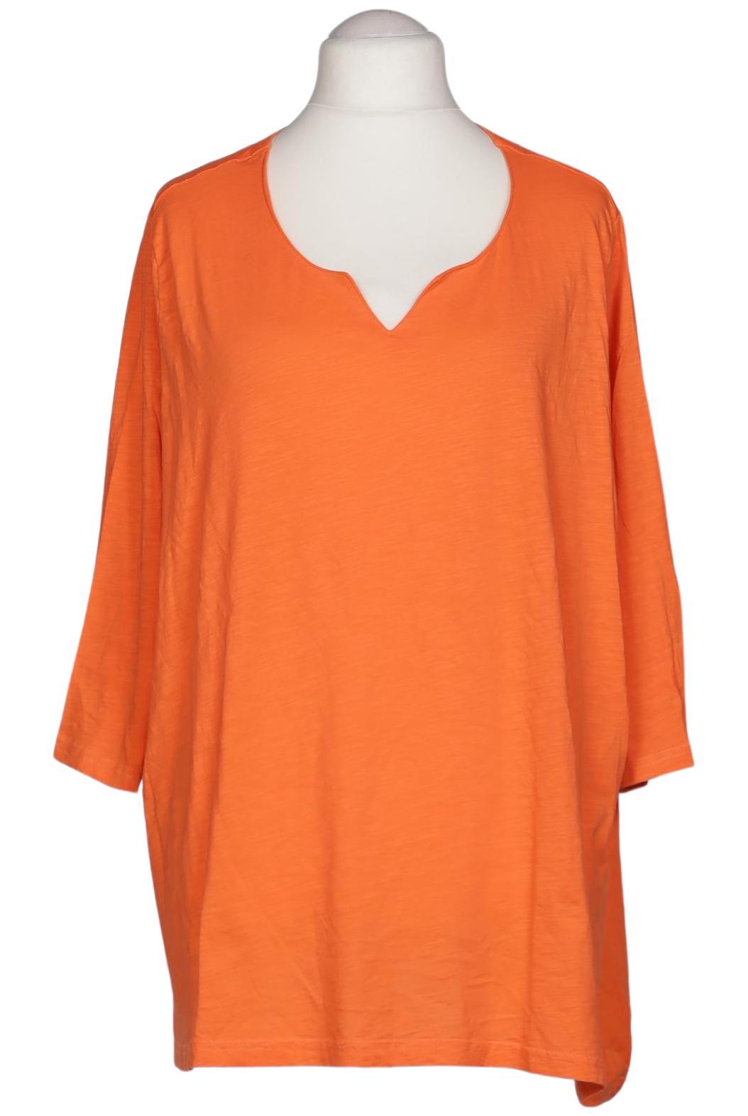 

Ulla Popken Damen Langarmshirt, orange, Gr. 54