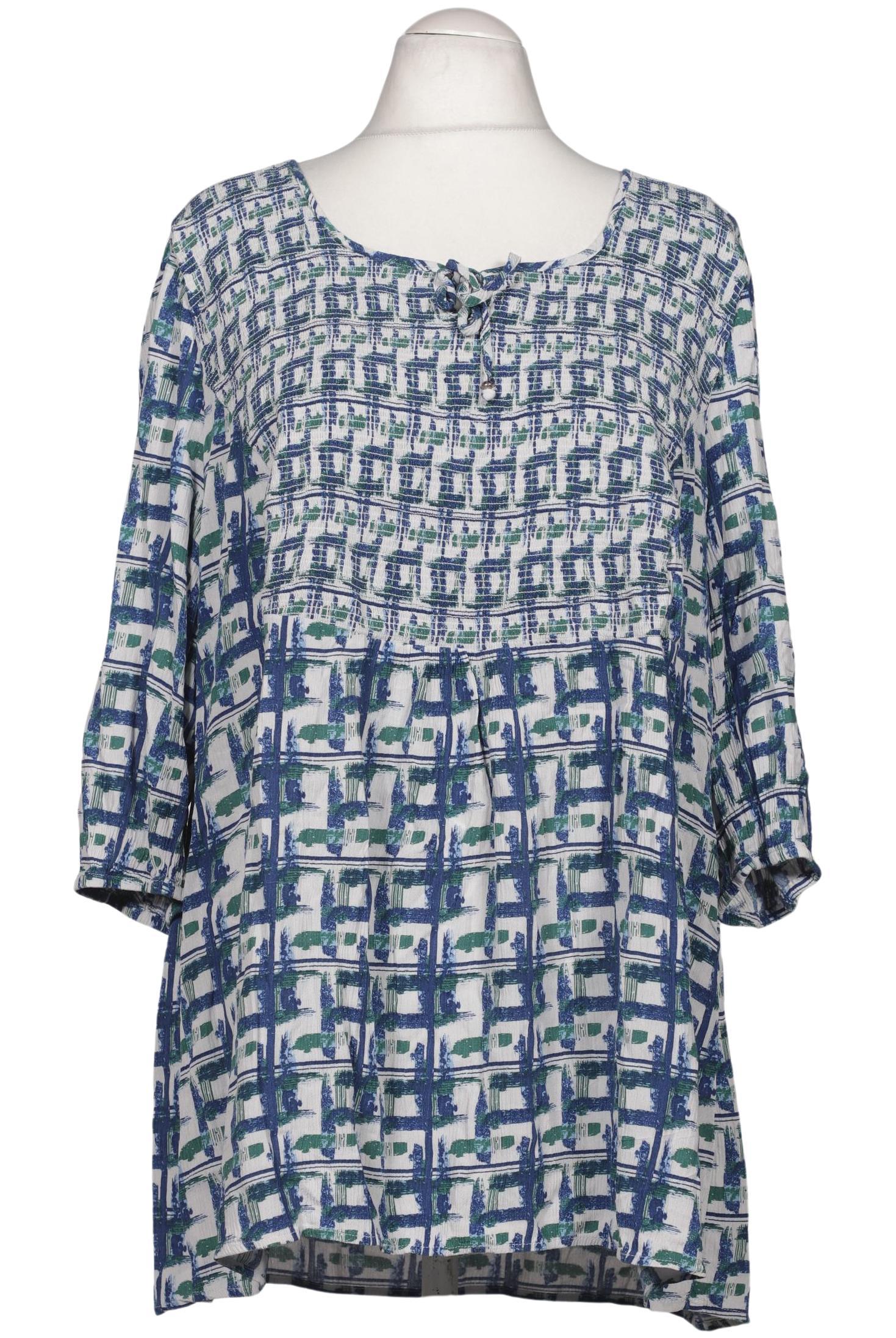 

Ulla Popken Damen Bluse, blau, Gr. 46