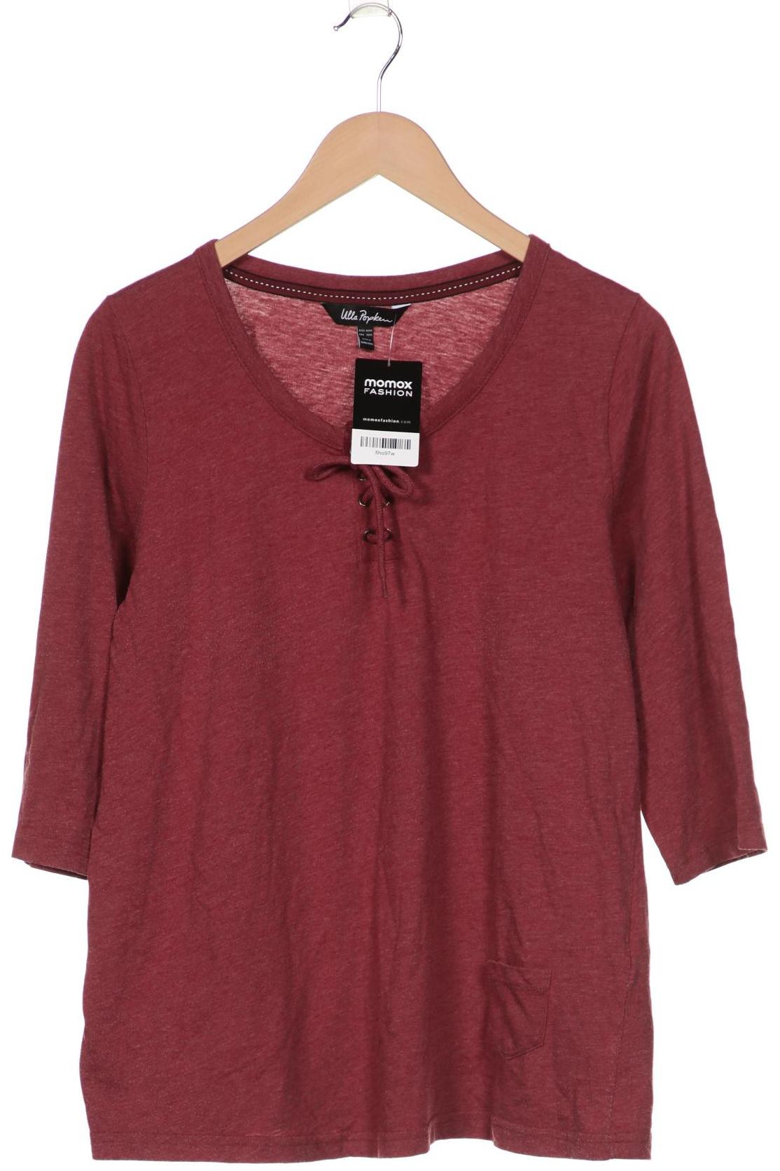 

Ulla Popken Damen Langarmshirt, bordeaux