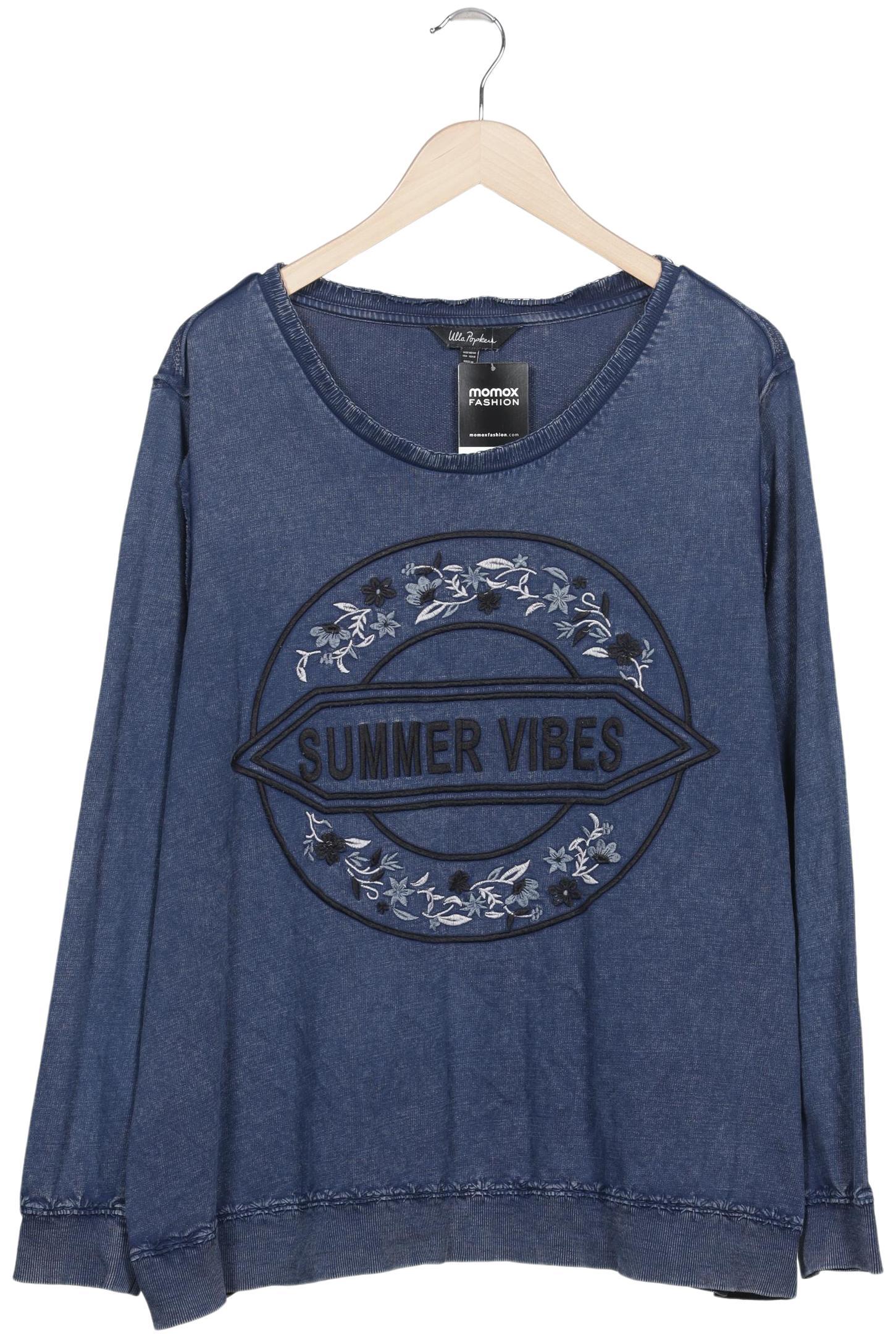 

Ulla Popken Damen Sweatshirt, blau, Gr. 46