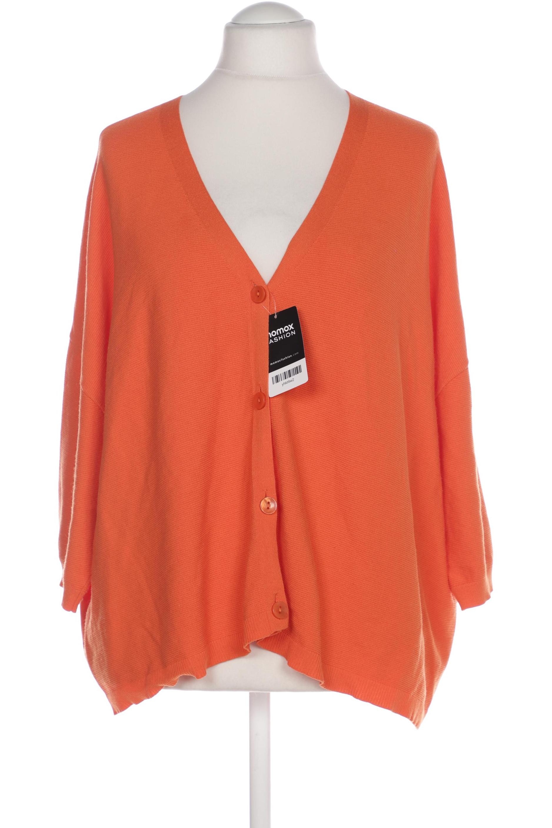 

Ulla Popken Damen Strickjacke, orange, Gr. 54