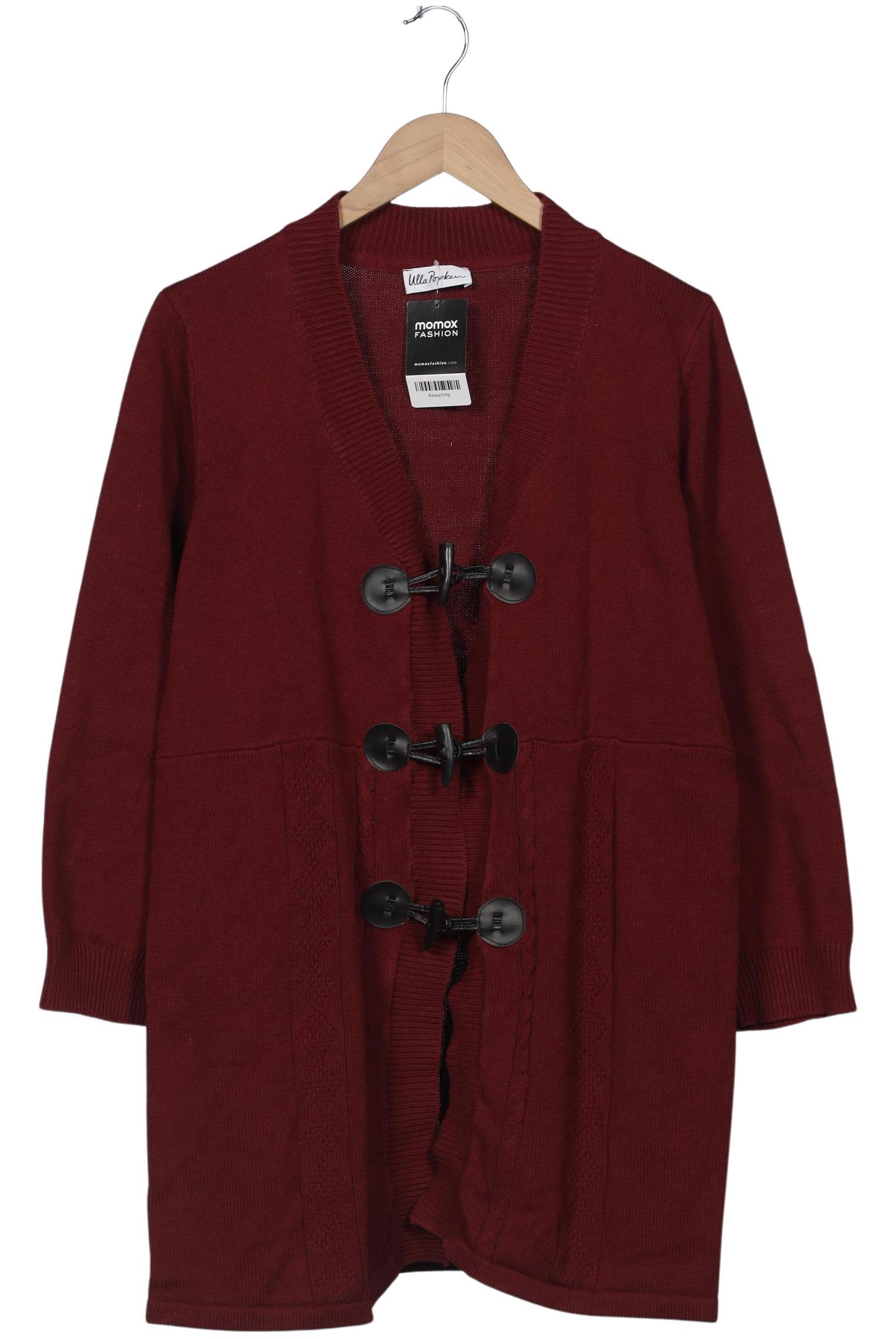 

Ulla Popken Damen Strickjacke, bordeaux, Gr. 46