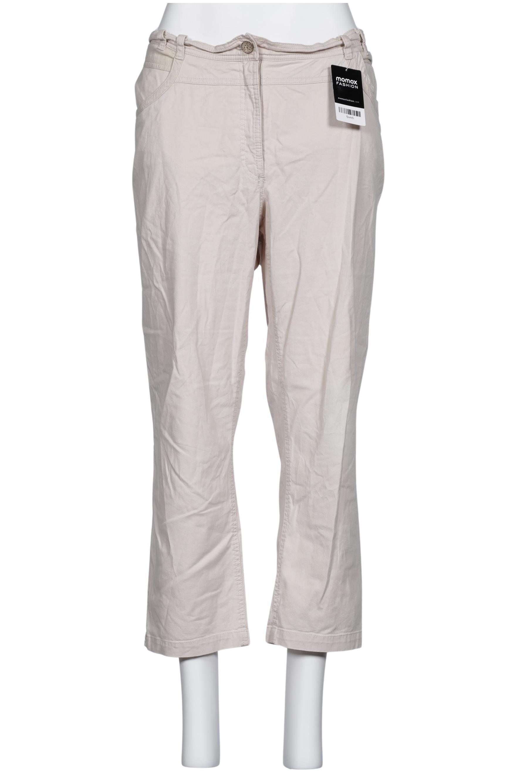 

Ulla Popken Damen Stoffhose, beige, Gr. 48