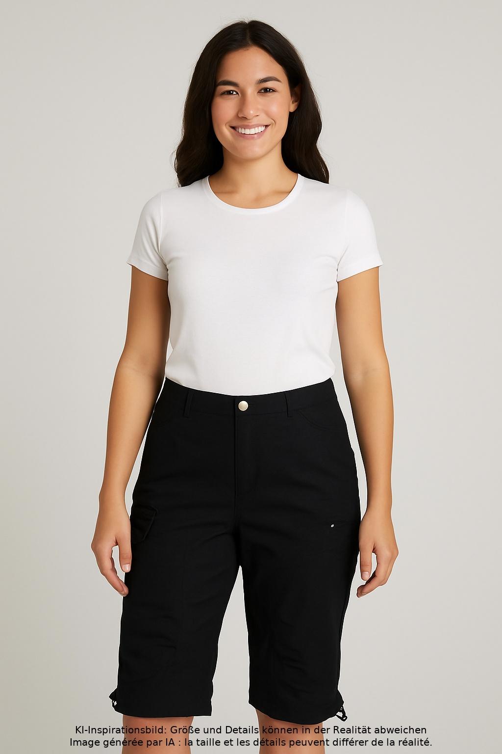 

Ulla Popken Damen Stoffhose, marineblau, Gr. 50