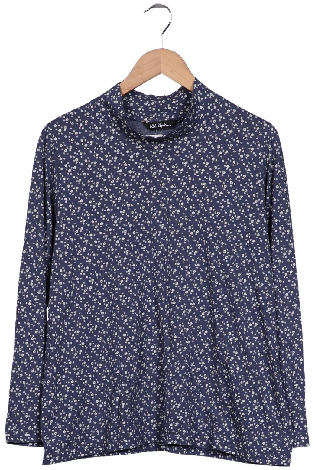 

Ulla Popken Damen Langarmshirt, blau, Gr. 46