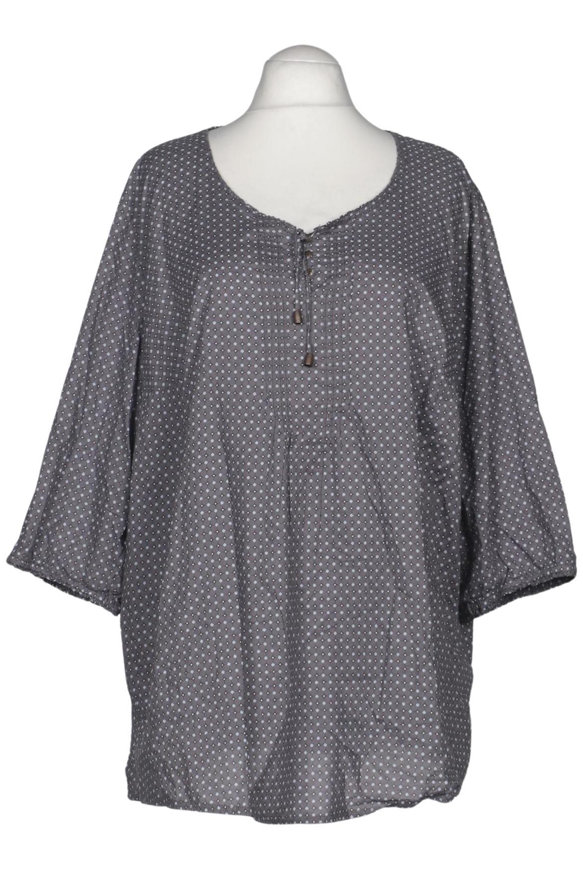 

Ulla Popken Damen Bluse, grau, Gr. 54