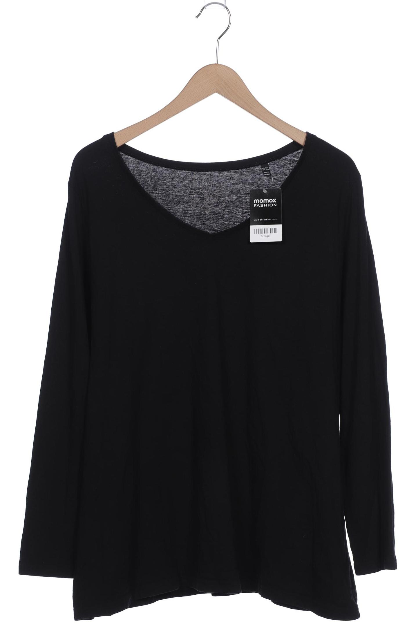

Ulla Popken Damen Langarmshirt, schwarz, Gr. 50