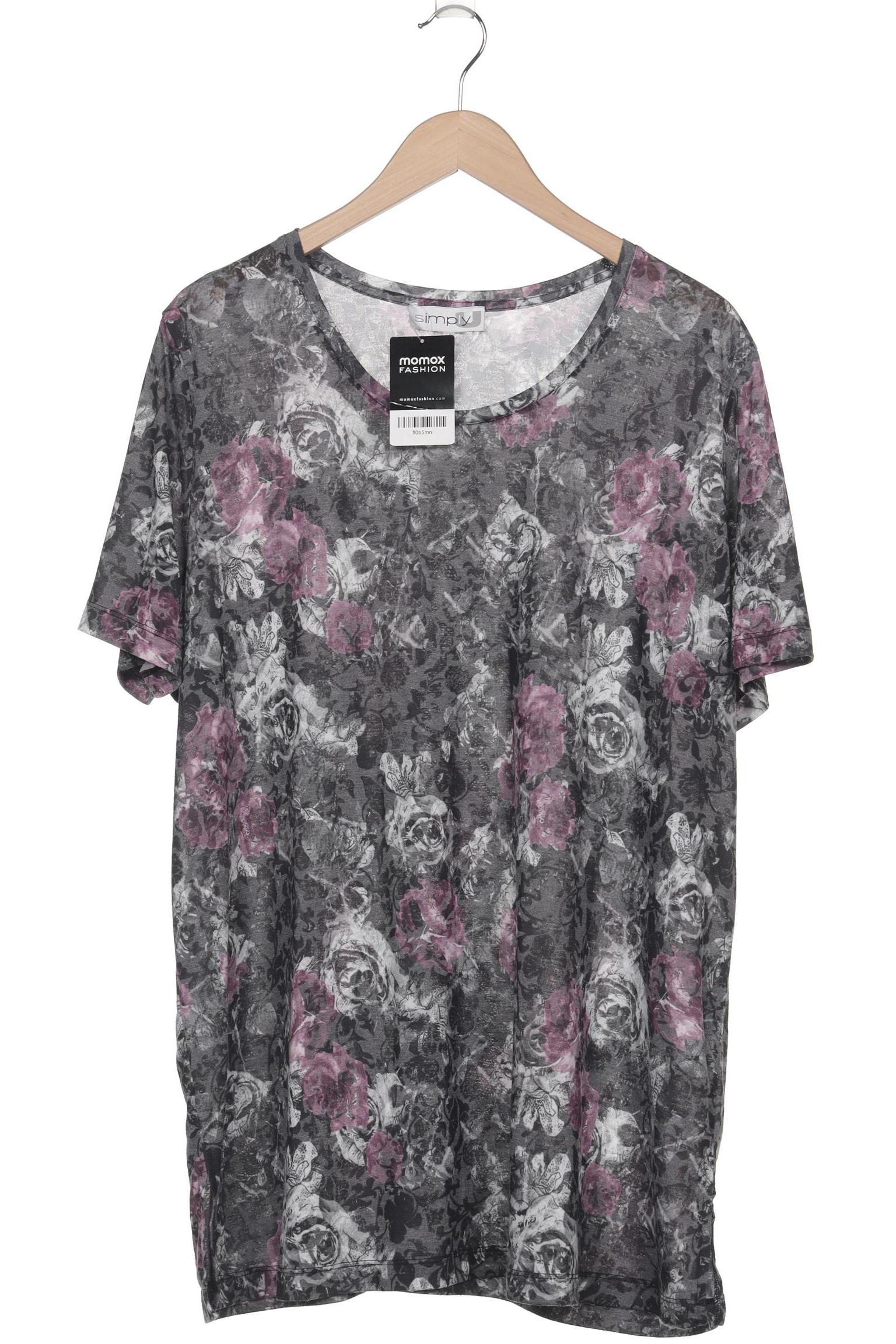 

Ulla Popken Damen T-Shirt, grau, Gr. 54
