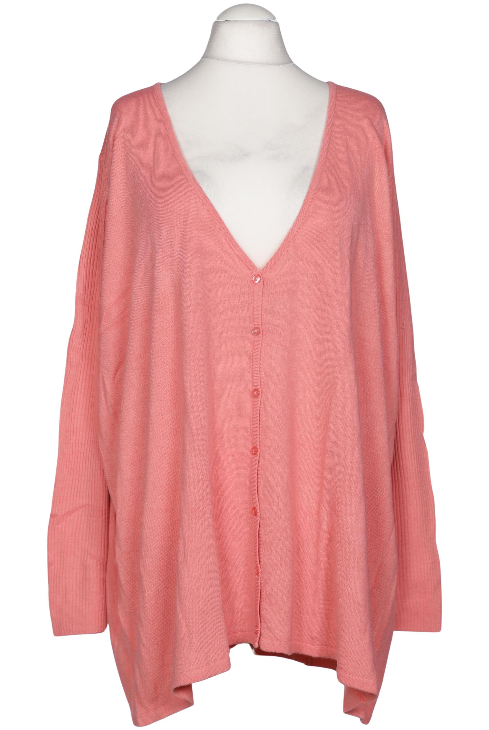 

Ulla Popken Damen Strickjacke, pink, Gr. 58