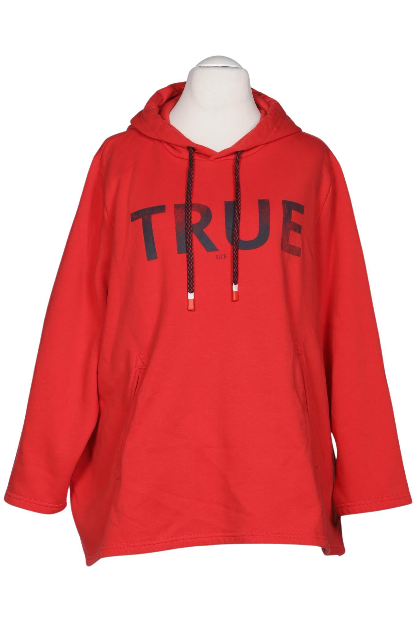 

Ulla Popken Damen Kapuzenpullover, rot, Gr. 58