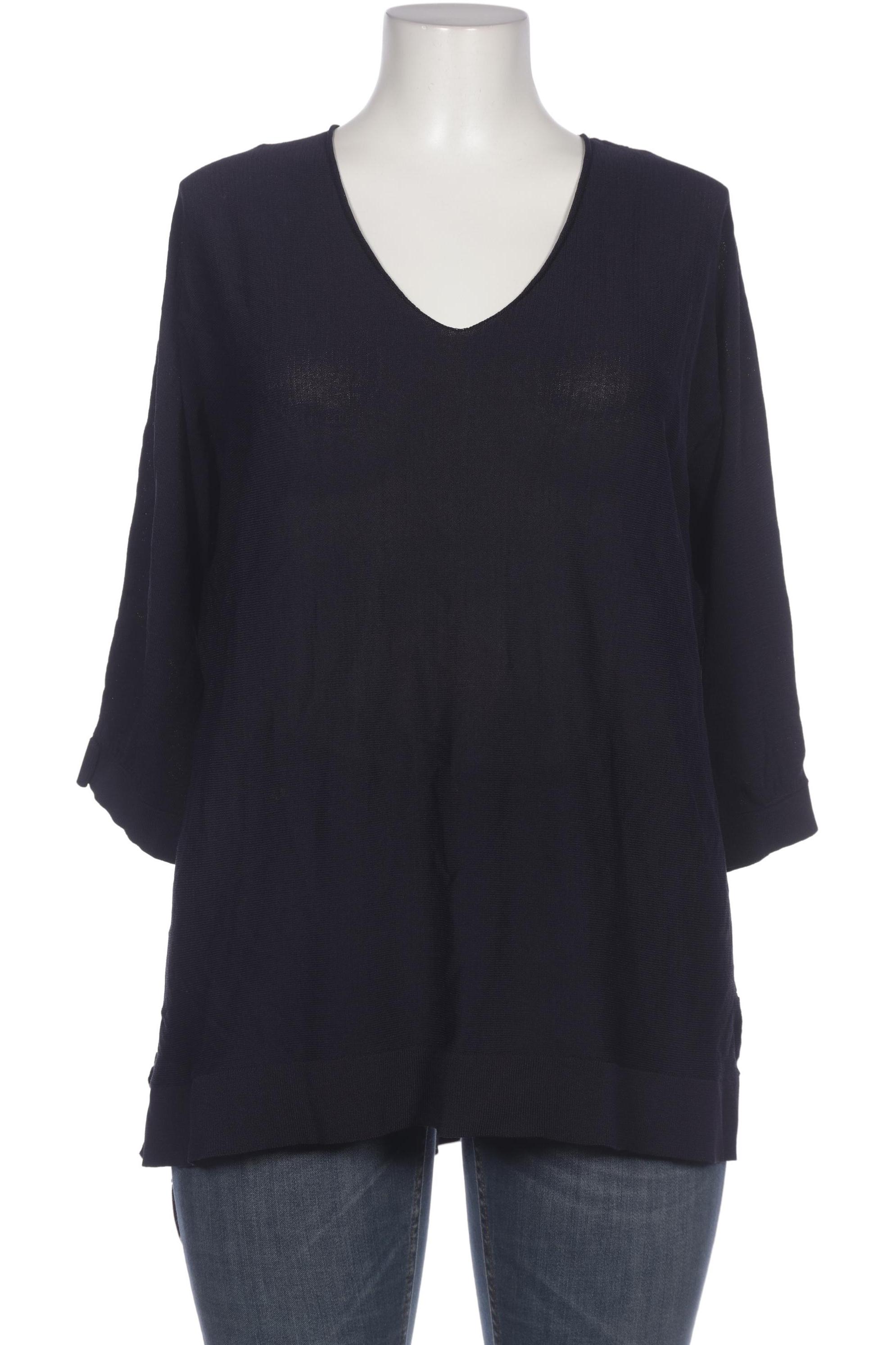 

Ulla Popken Damen Langarmshirt, marineblau, Gr. 46