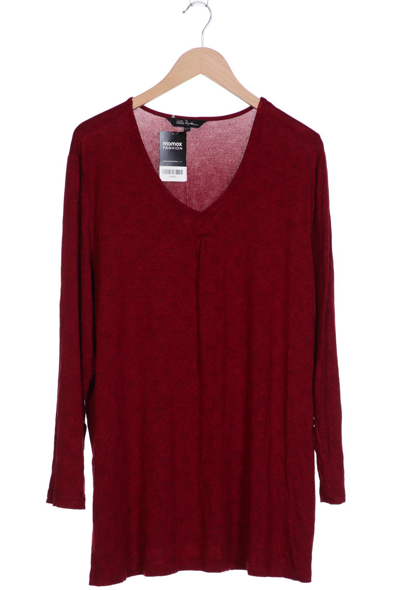 

Ulla Popken Damen Langarmshirt, bordeaux