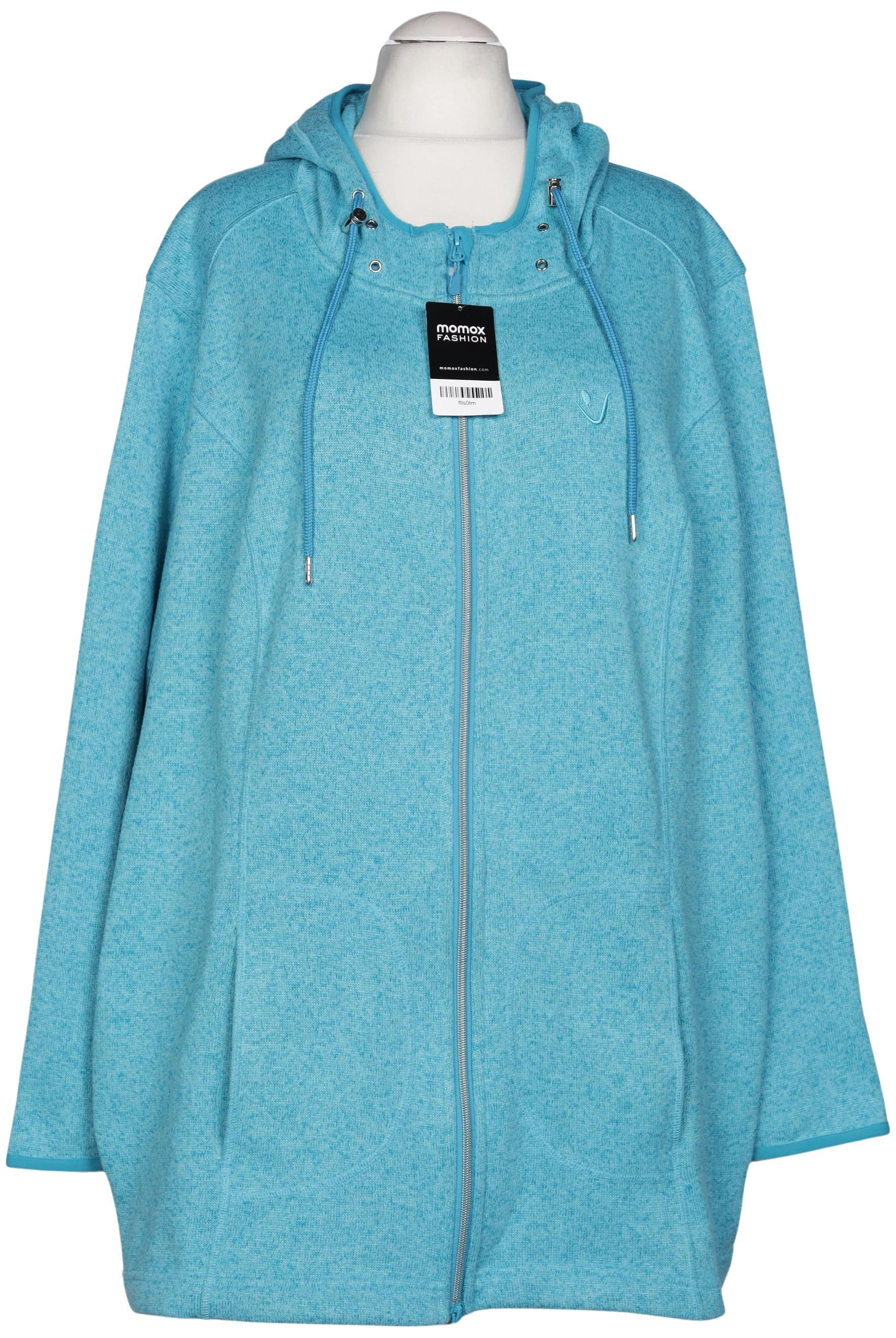 

Ulla Popken Damen Kapuzenpullover, hellblau, Gr. 58