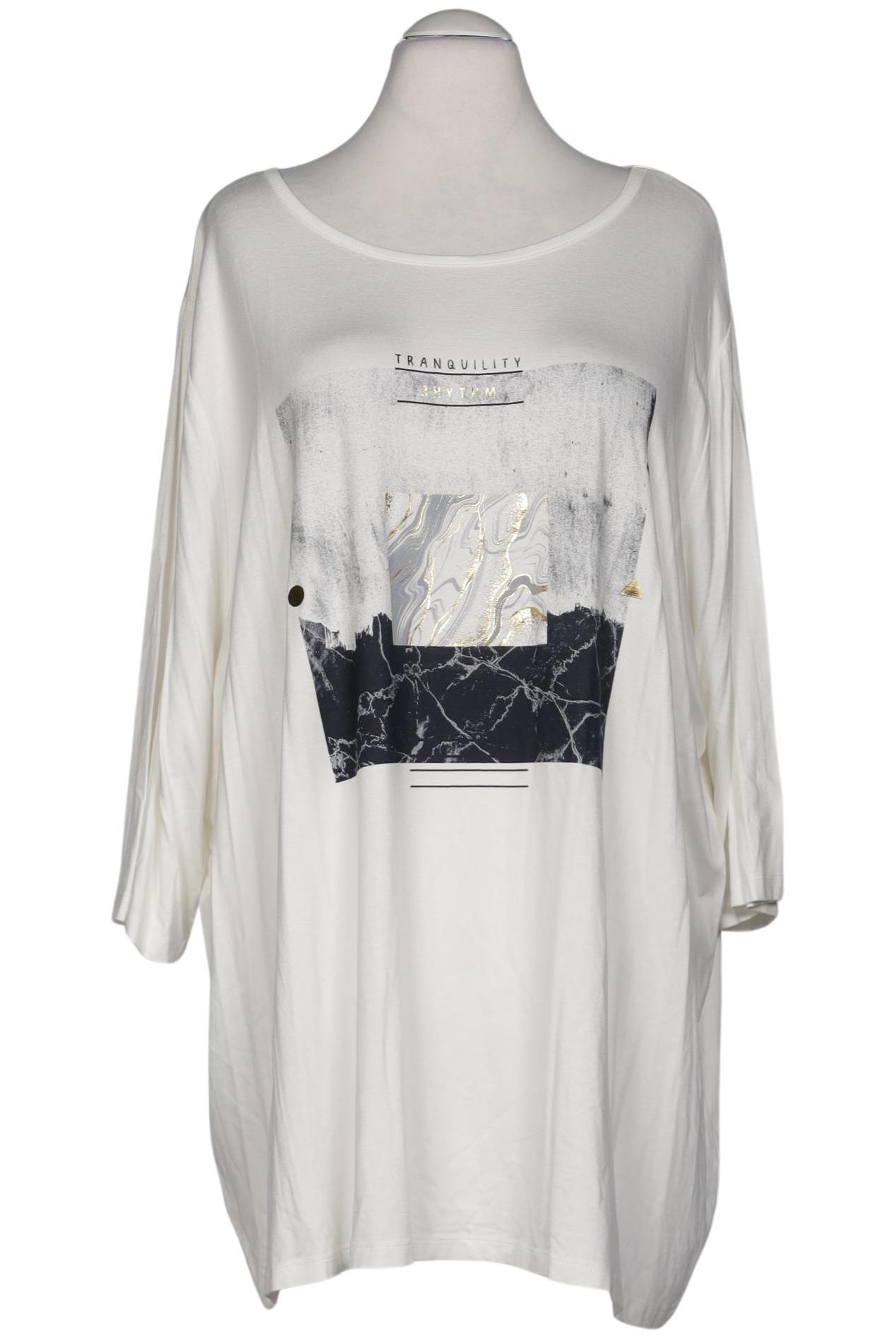 

Ulla Popken Damen T-Shirt, cremeweiß, Gr. 56