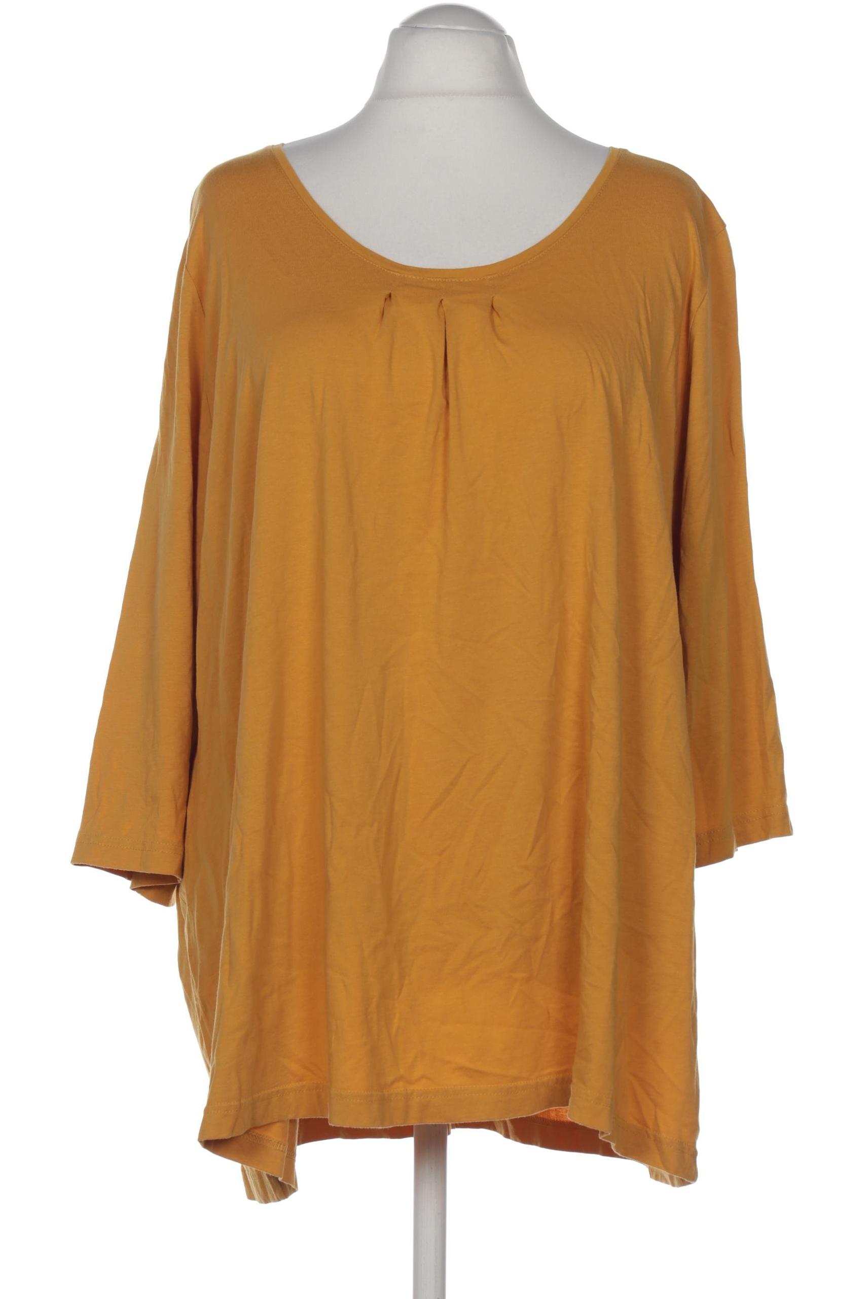 

Ulla Popken Damen Langarmshirt, gelb, Gr. 54