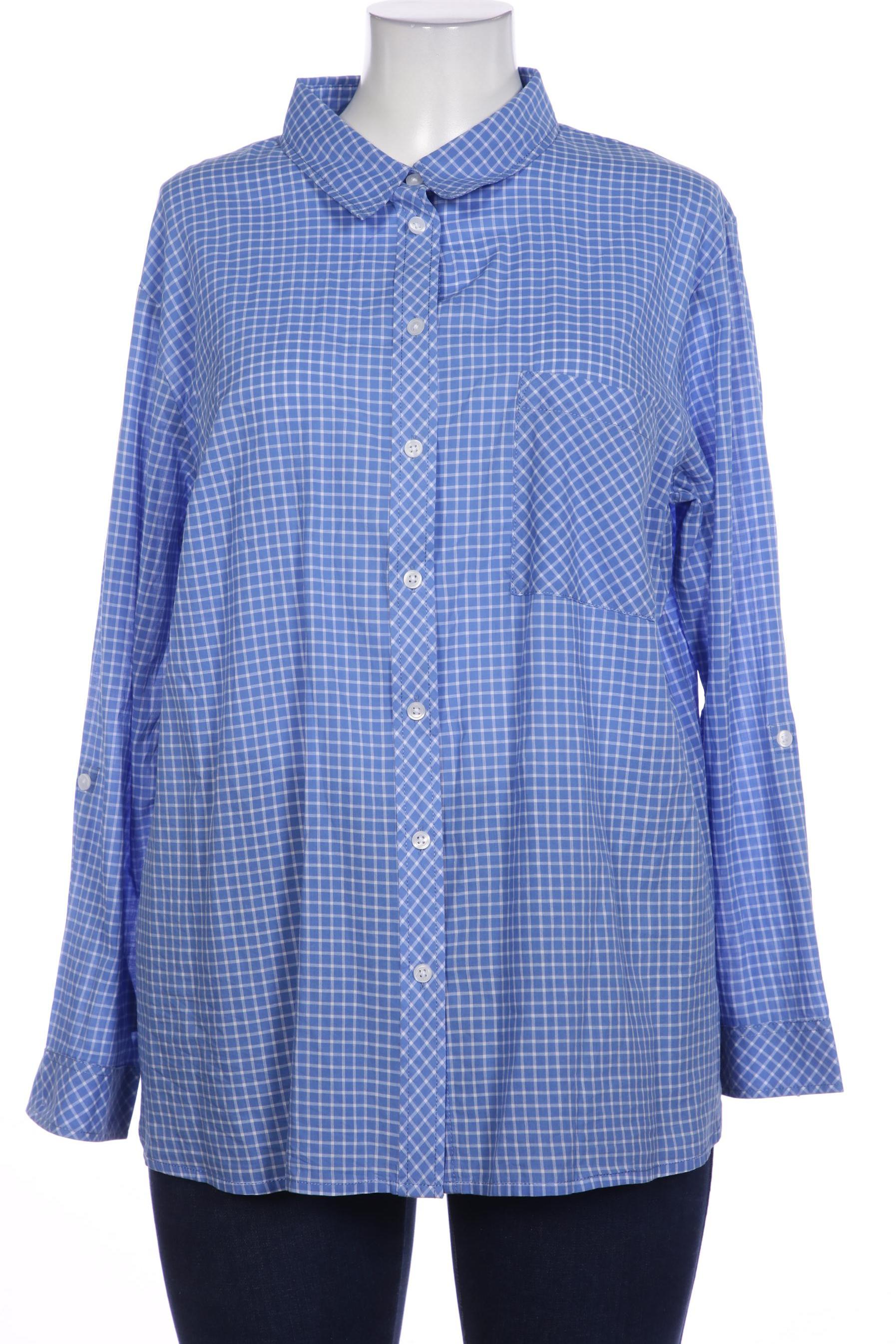 

Ulla Popken Damen Bluse, blau, Gr. 46