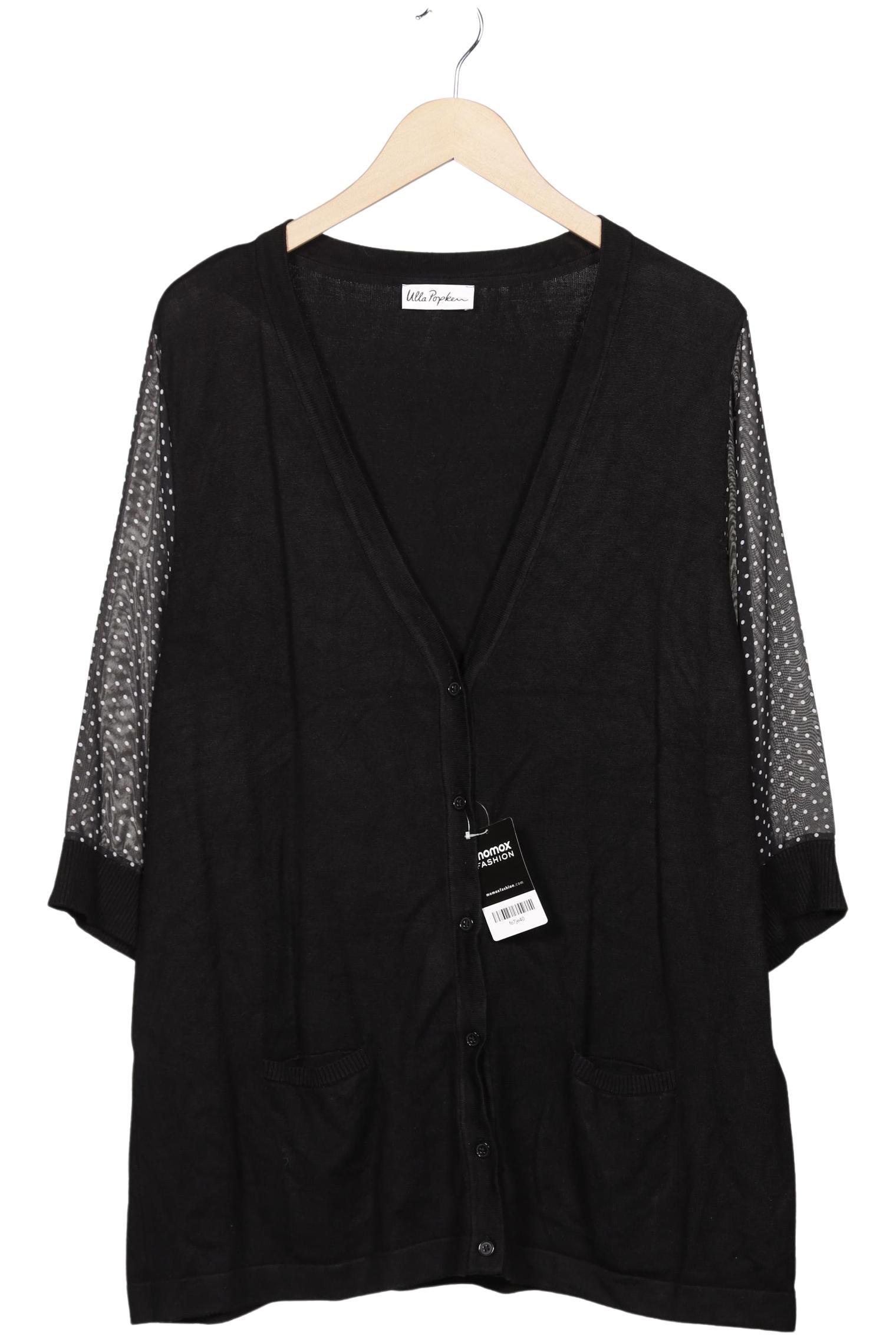 

Ulla Popken Damen Strickjacke, schwarz, Gr. 46