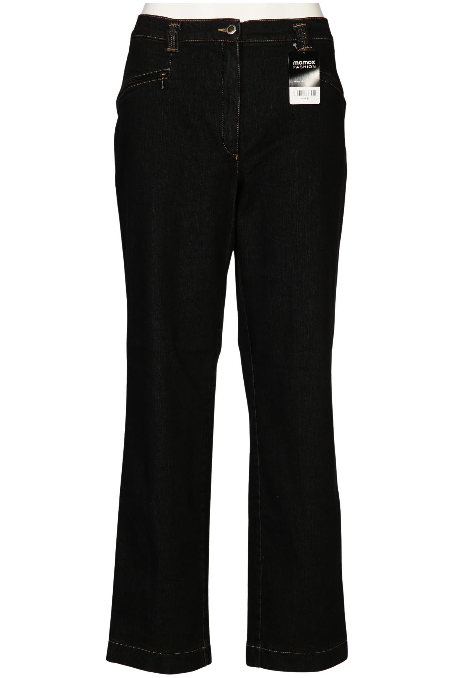 

Ulla Popken Damen Jeans, schwarz, Gr. 48