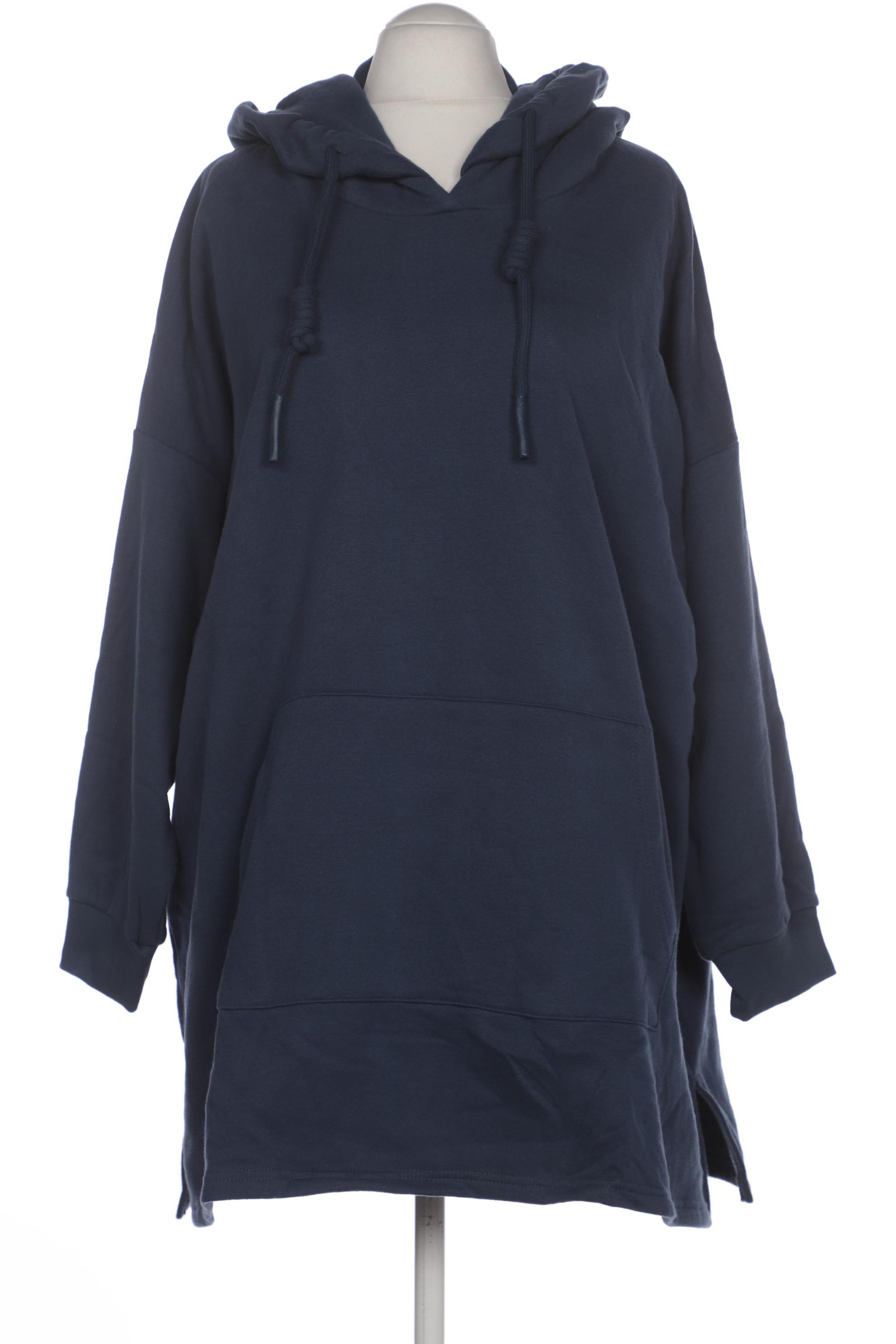 

Ulla Popken Damen Kapuzenpullover, blau, Gr. 58