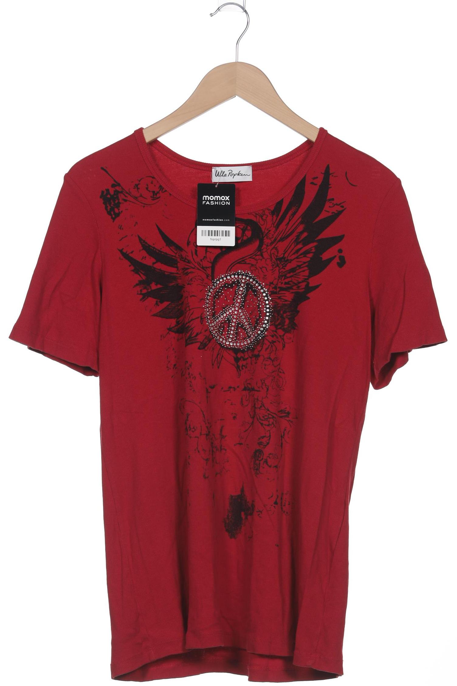 

Ulla Popken Damen T-Shirt, rot, Gr. 42