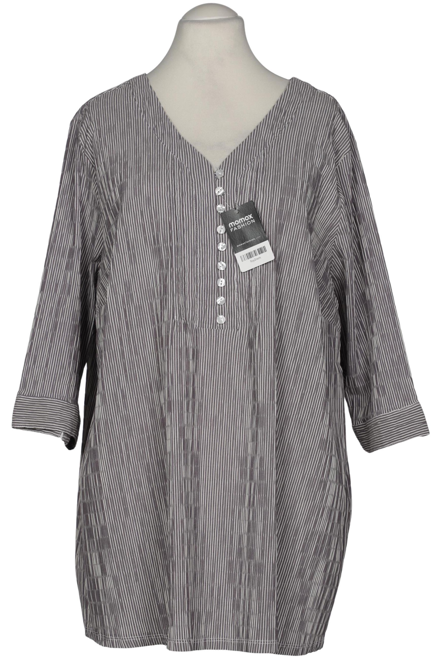 

Ulla Popken Damen Bluse, grau, Gr. 54