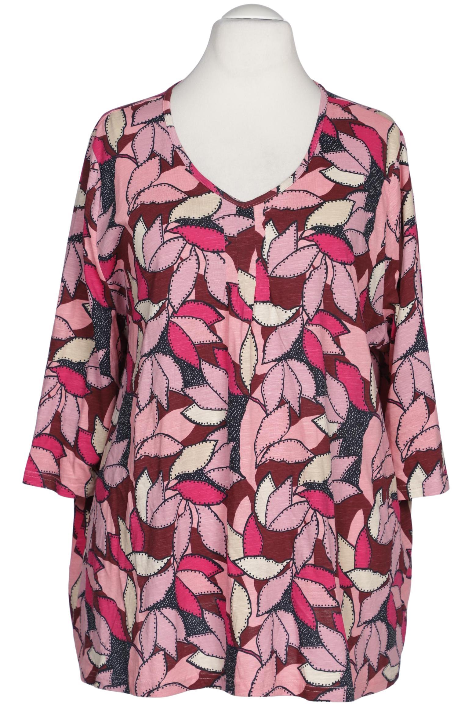 

Ulla Popken Damen Langarmshirt, pink, Gr. 54